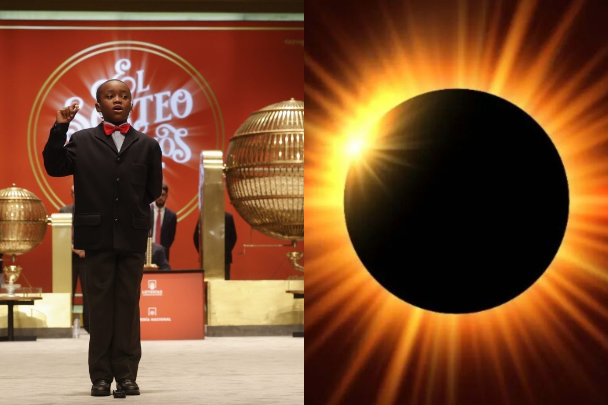 La huella del eclipse solar total: el 12.826 es uno de los números más aclamados para la Lotería de Navidad y que está a nada de agotarse