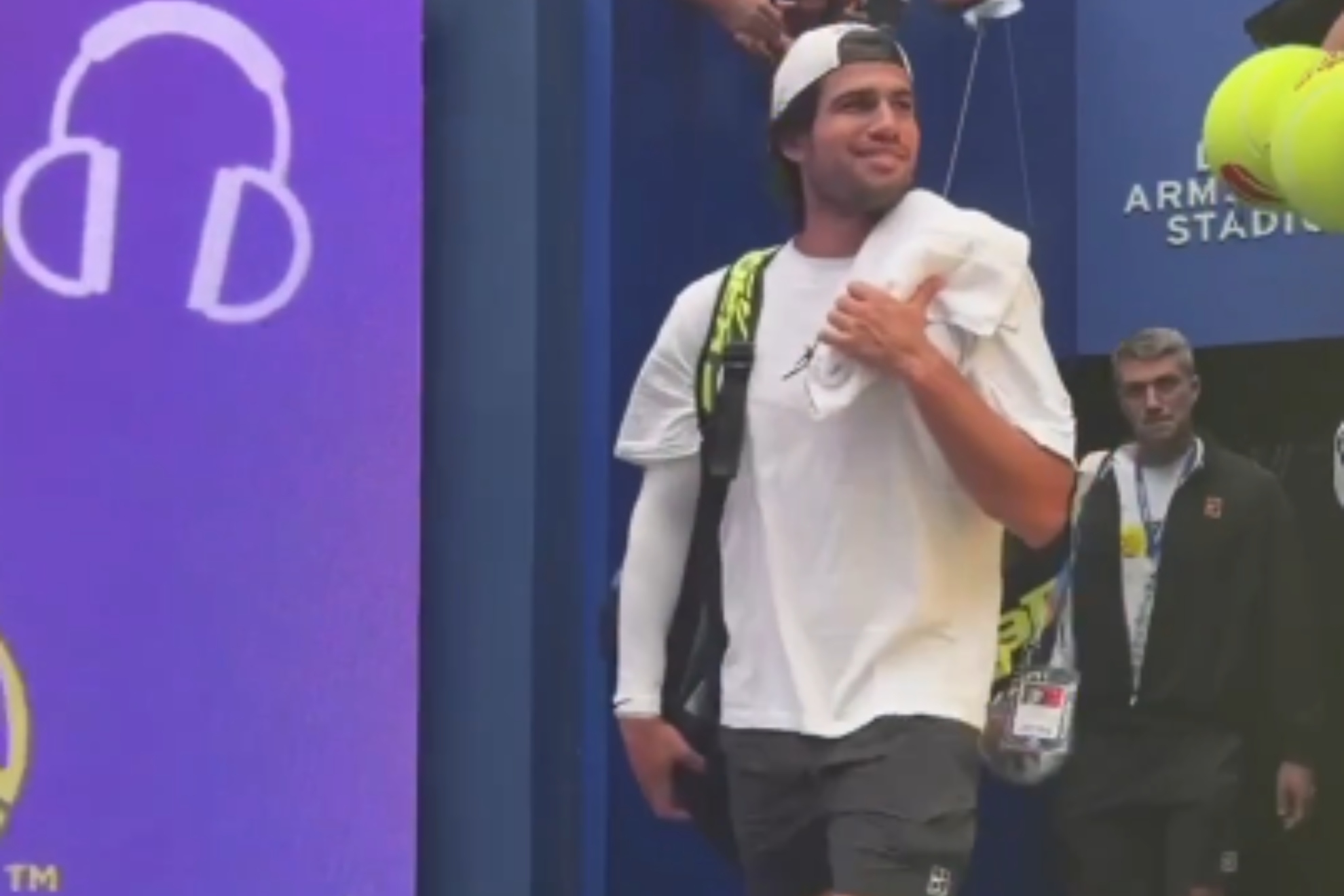 Carlos Alcaraz ya se entrena en las pistas del US Open