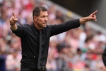 Simeone: “Necesitamos delanteros, delanteros buenos, lo tenemos y lo tenemos que cuidar”