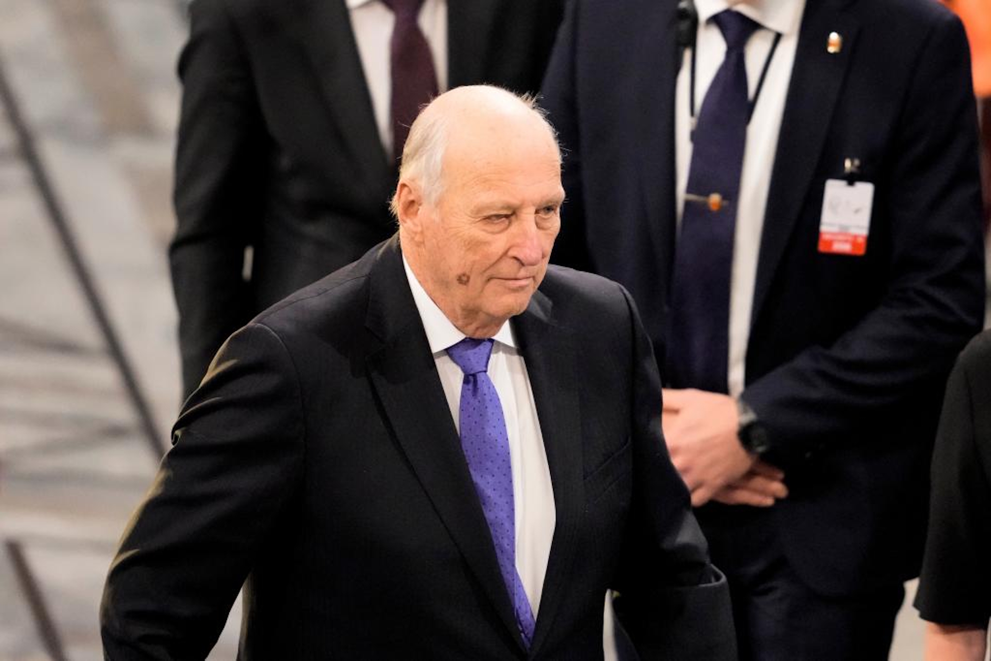 Preocupación por la salud del rey Harald de Noruega