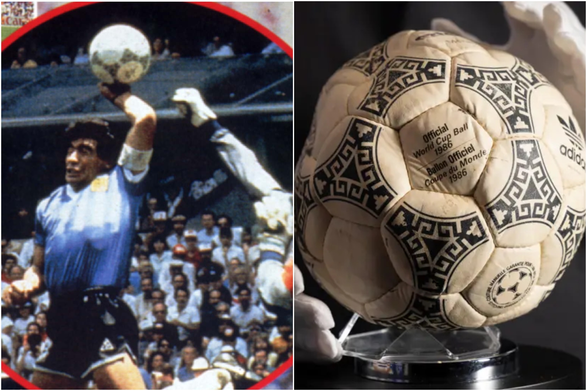 Locura por el balón de la 'mano de Dios': ¡vendido por 3 millones de euros!