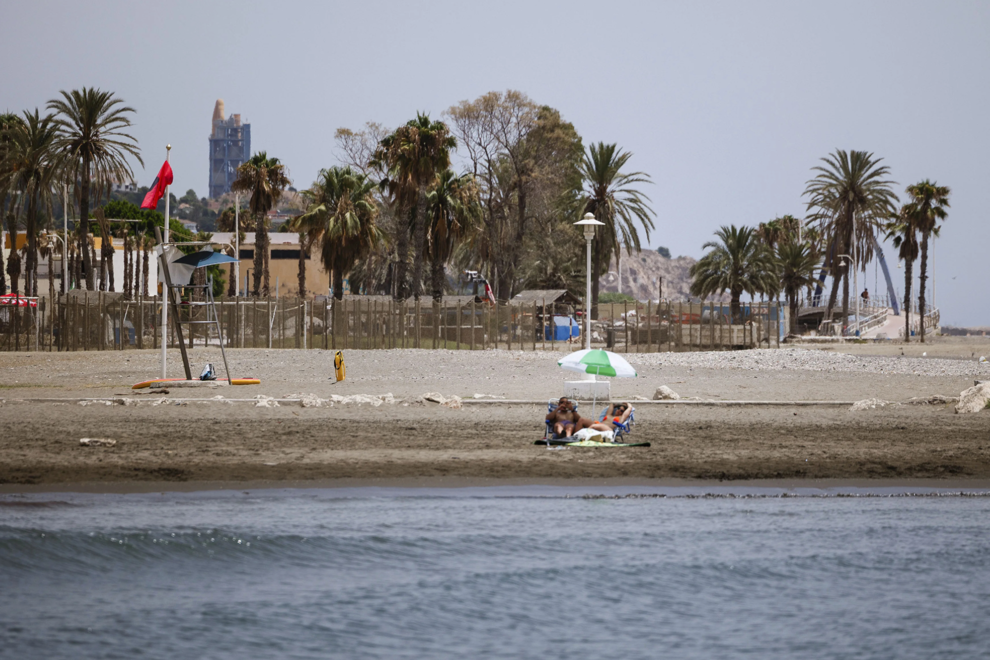 El cambio de la temperatura del agua del mar en Andalucía: Málaga pasa de 29 a 15,9 grados en tiempo récord