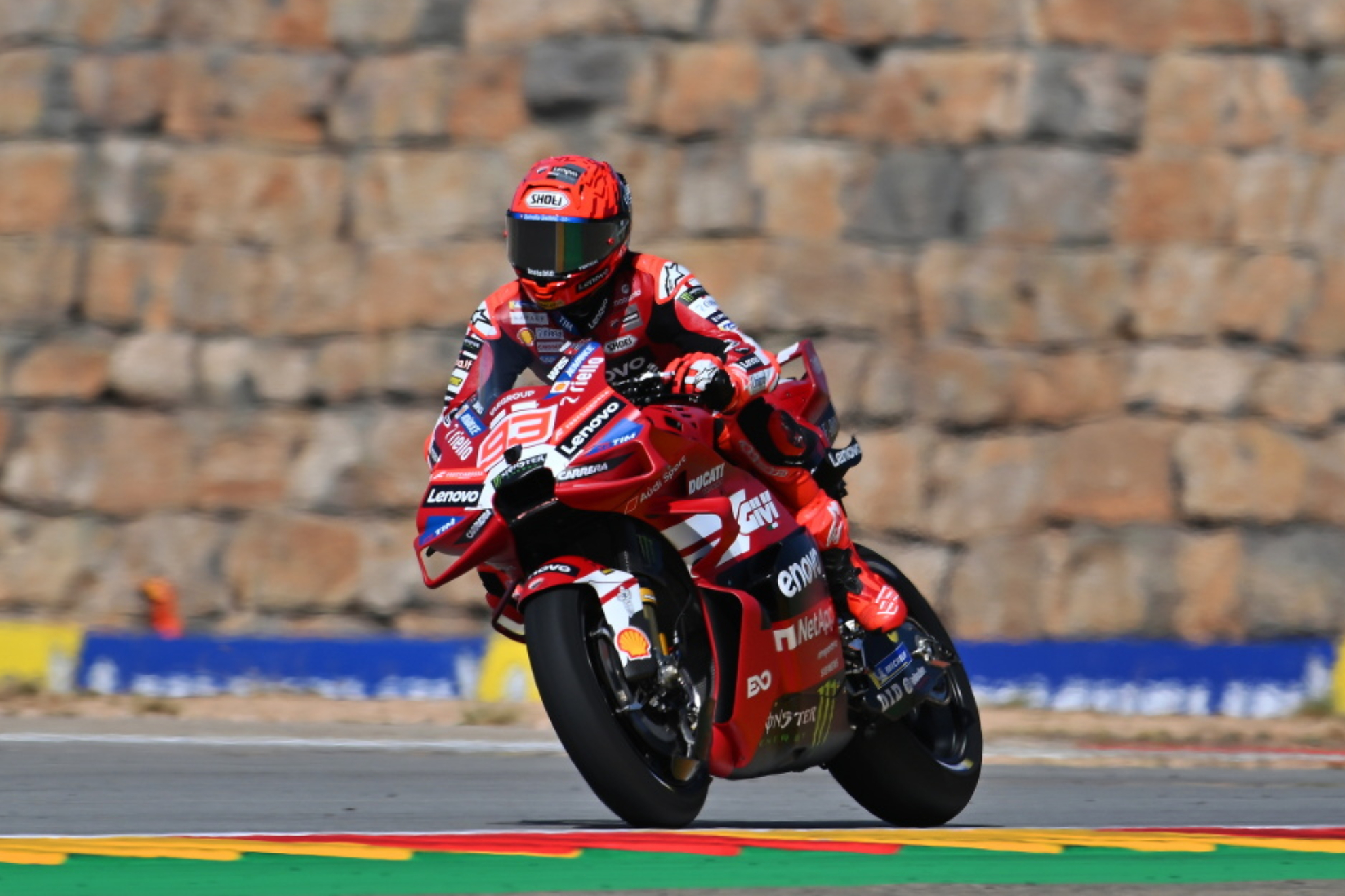 Aquí tienes la parrilla de salida del GP de Aragón de MotoGP: Marco Bezzecchi ha sido el más rápido en la Prác