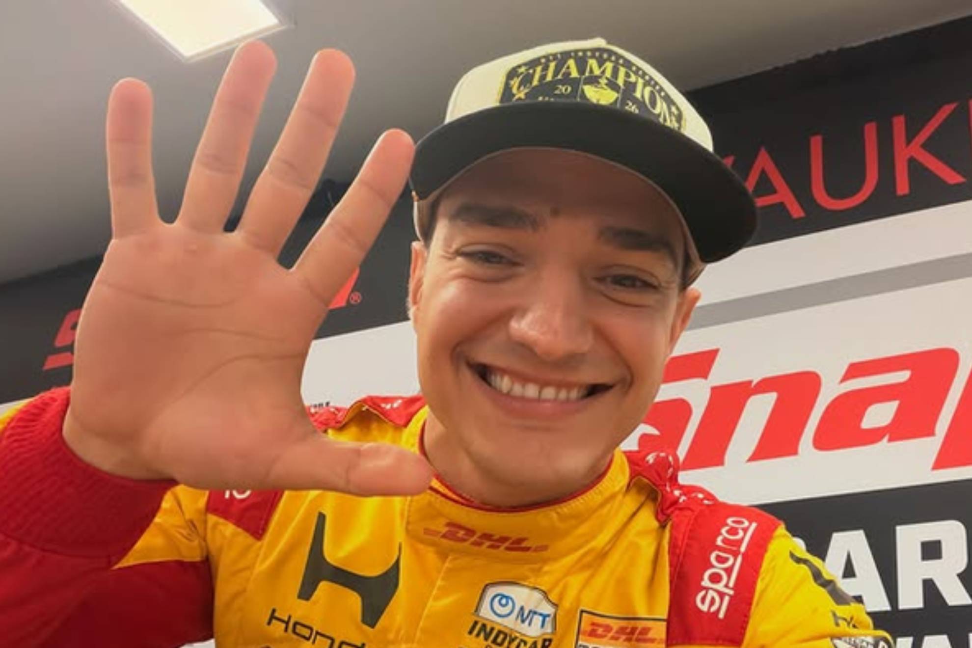 Álex Palou, tras ganar por quinta vez la IndyCar: "Nunca pensaba que esto sería posible"