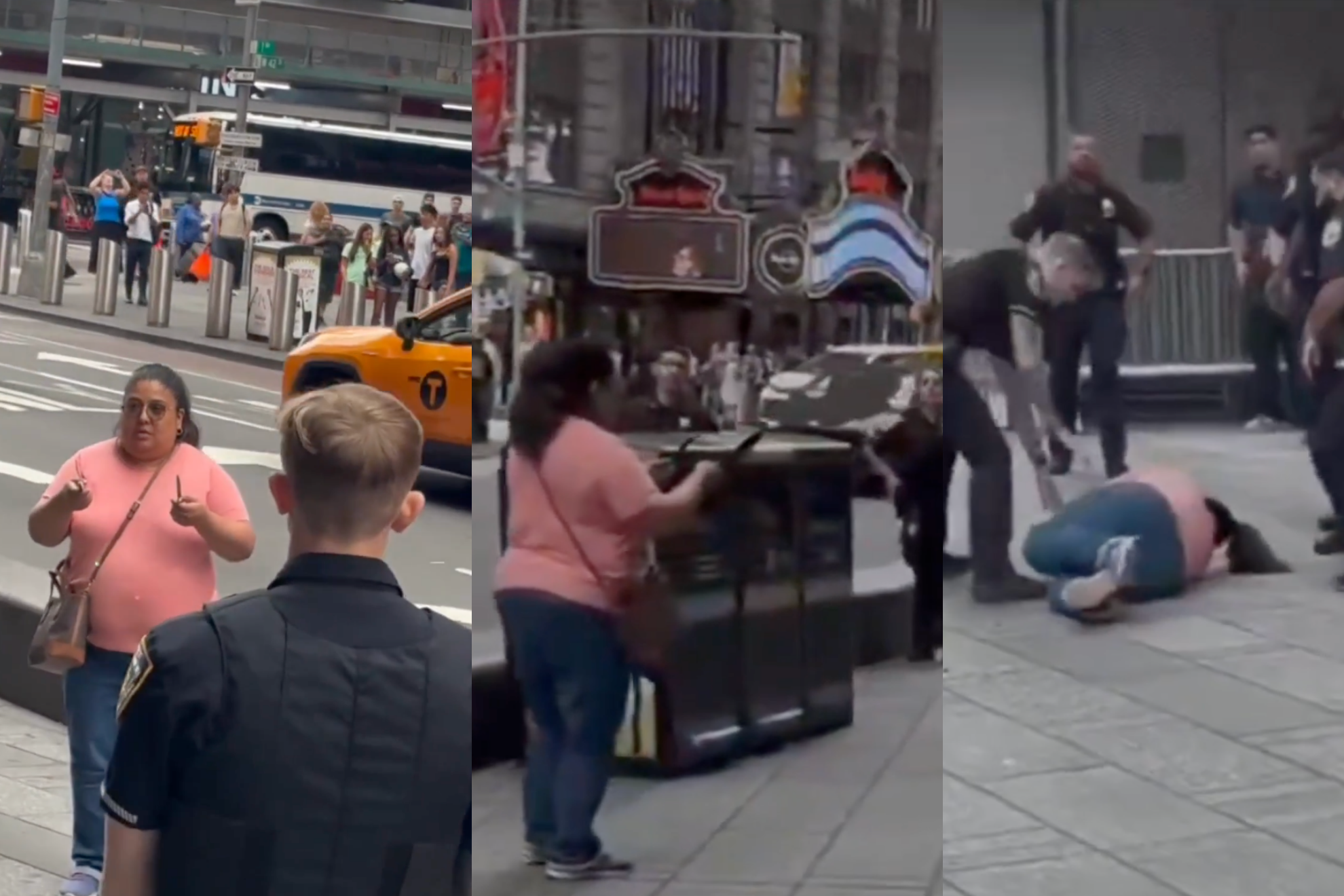 La Policía de Nueva York abate a una mujer que mató a una persona e hirió a otra en Times Square