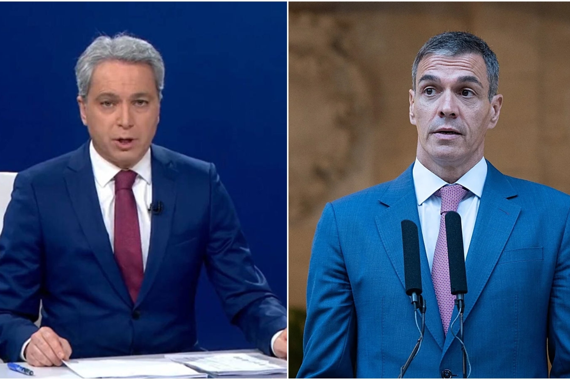 Vicente Vallés repite en una misma frase 'Marruecos' hasta en seis ocasiones al oír a Sánchez tras sus vacaciones y su mensaje se viraliza
