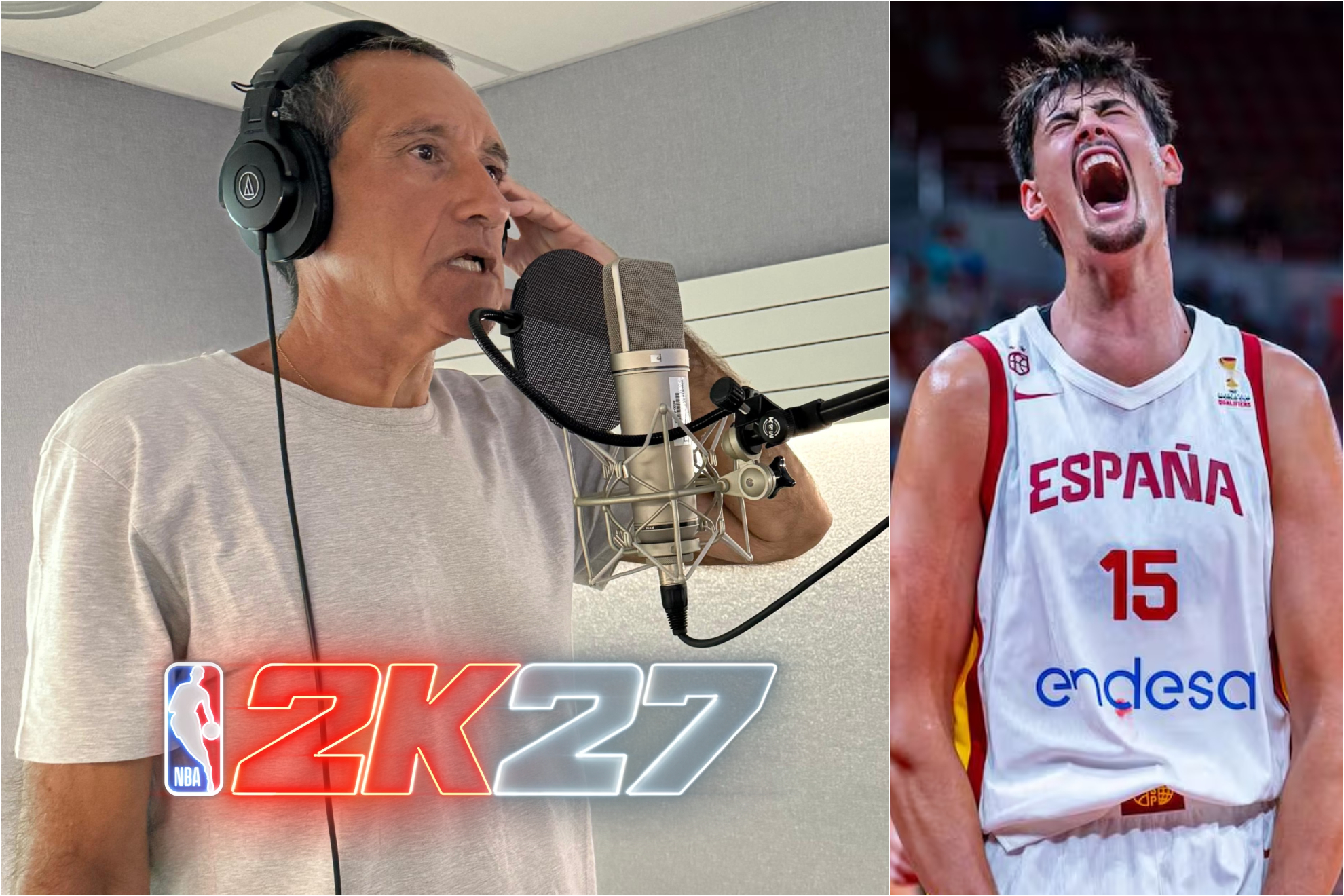 Sixto Miguel Serrano, la voz del 2K27 y un enamorado de Aday Mara: "Va a ser una fuerza dominante de la NBA"