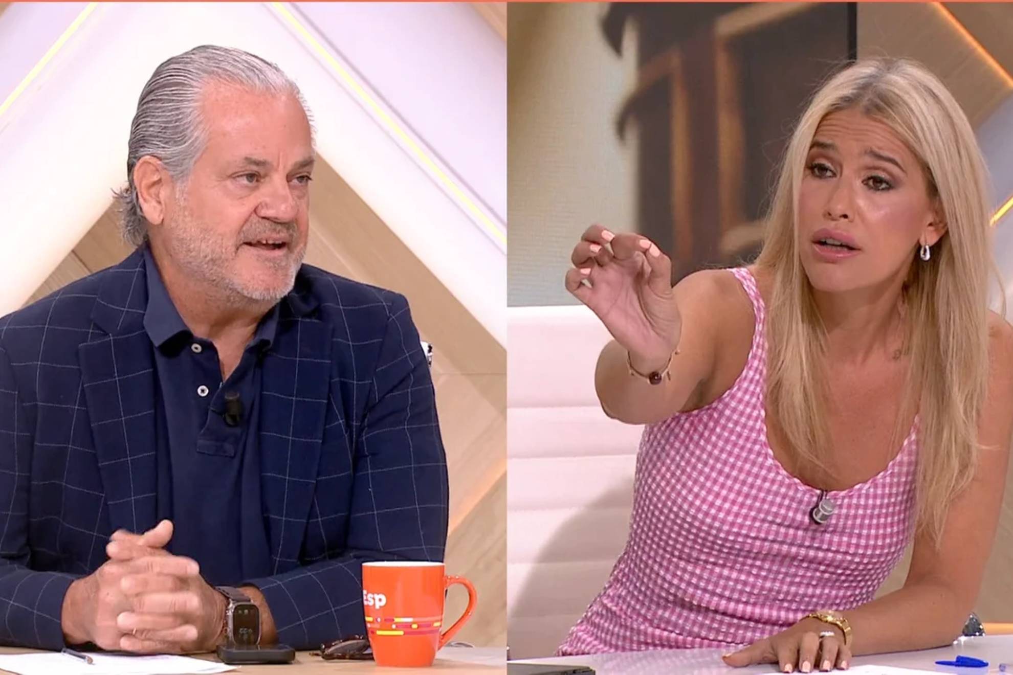 La tremenda pelea entre Marcos de Quinto y Afra Blanca en ‘Espejo Público’: “Cuando yo intervengo pone caritas de payasa”