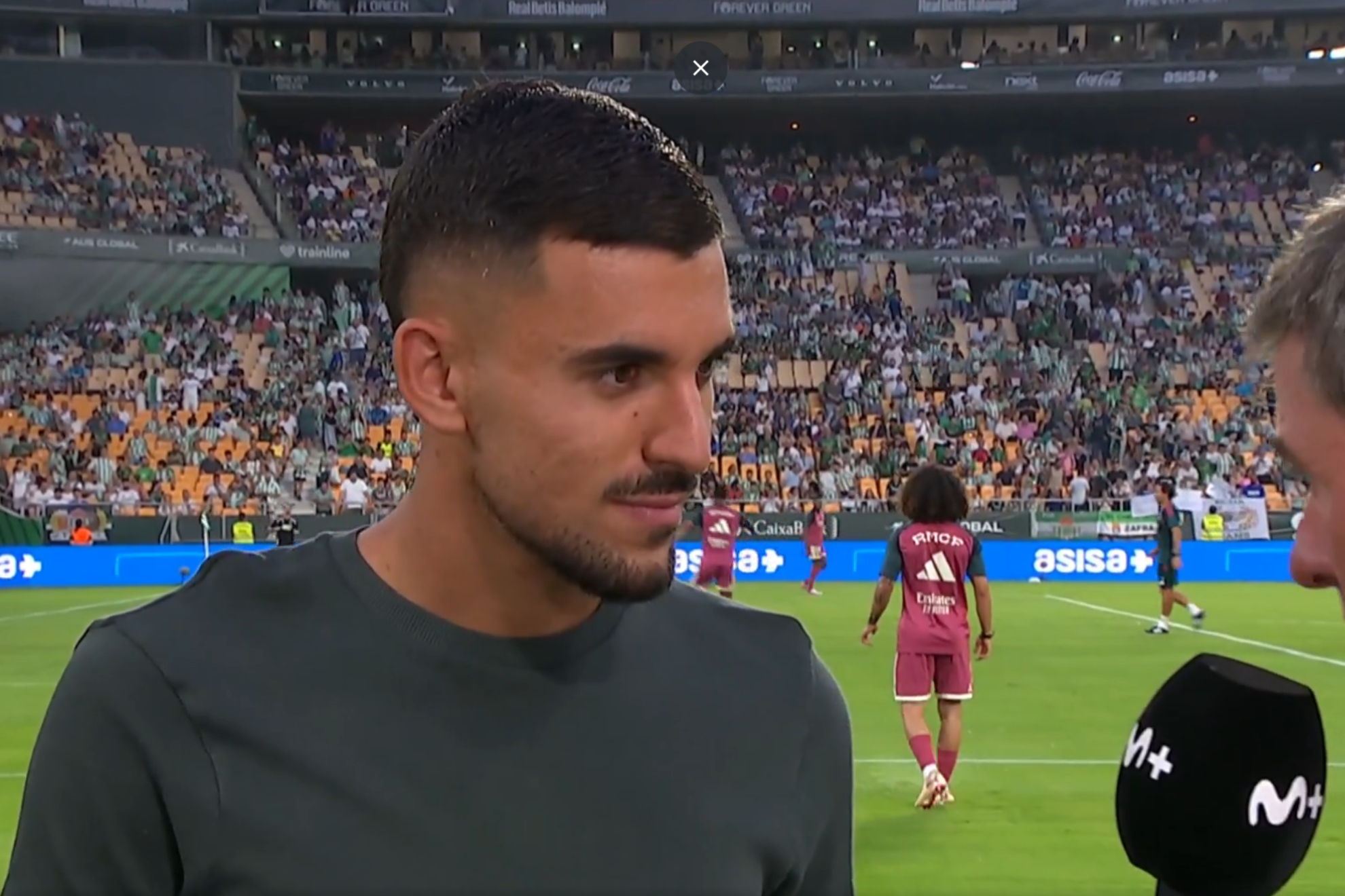 Ceballos: "Estamos apurando para llegar al partido de Champions"