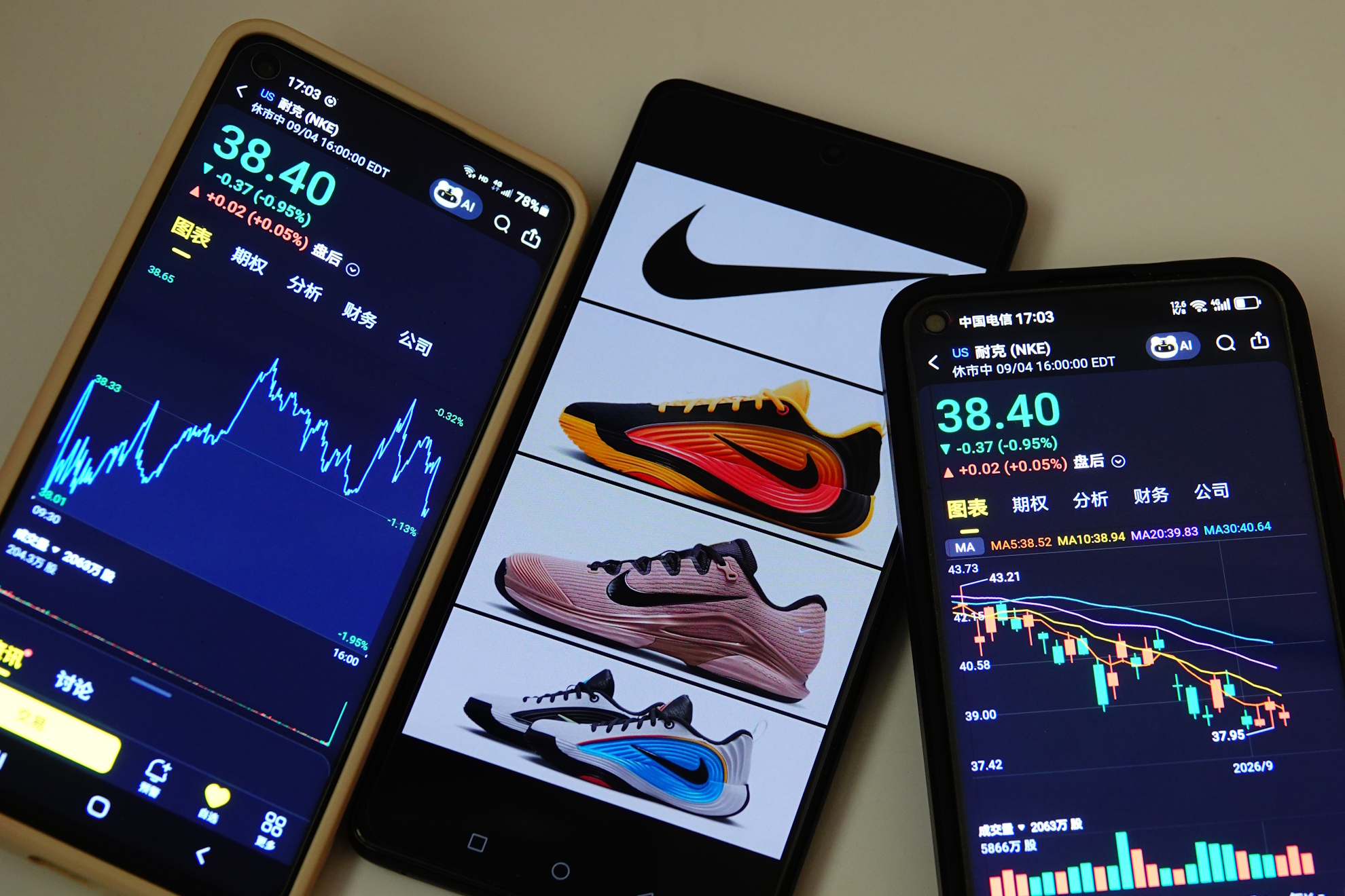 Nike se queda fuera del SP100 por primera vez en 18 años