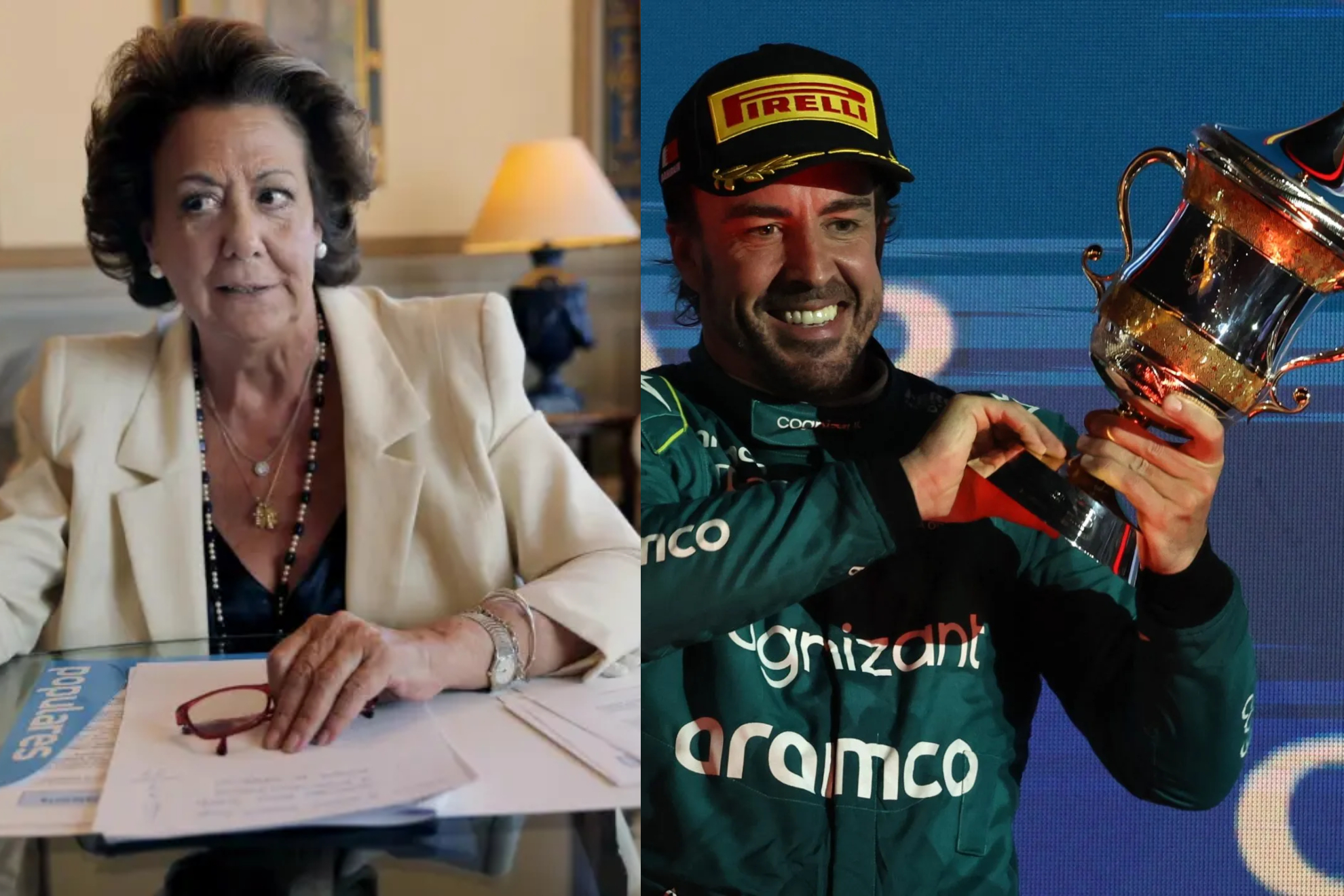 La polémica imagen de Camps y Rita Barberá a bordo de un Ferrari con Fernando Alonso en plena crisis económica: “Fue una anécdota”