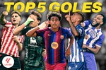 Los mejores goles de la jornada: Lamine, Canales, Auba, Mariano...