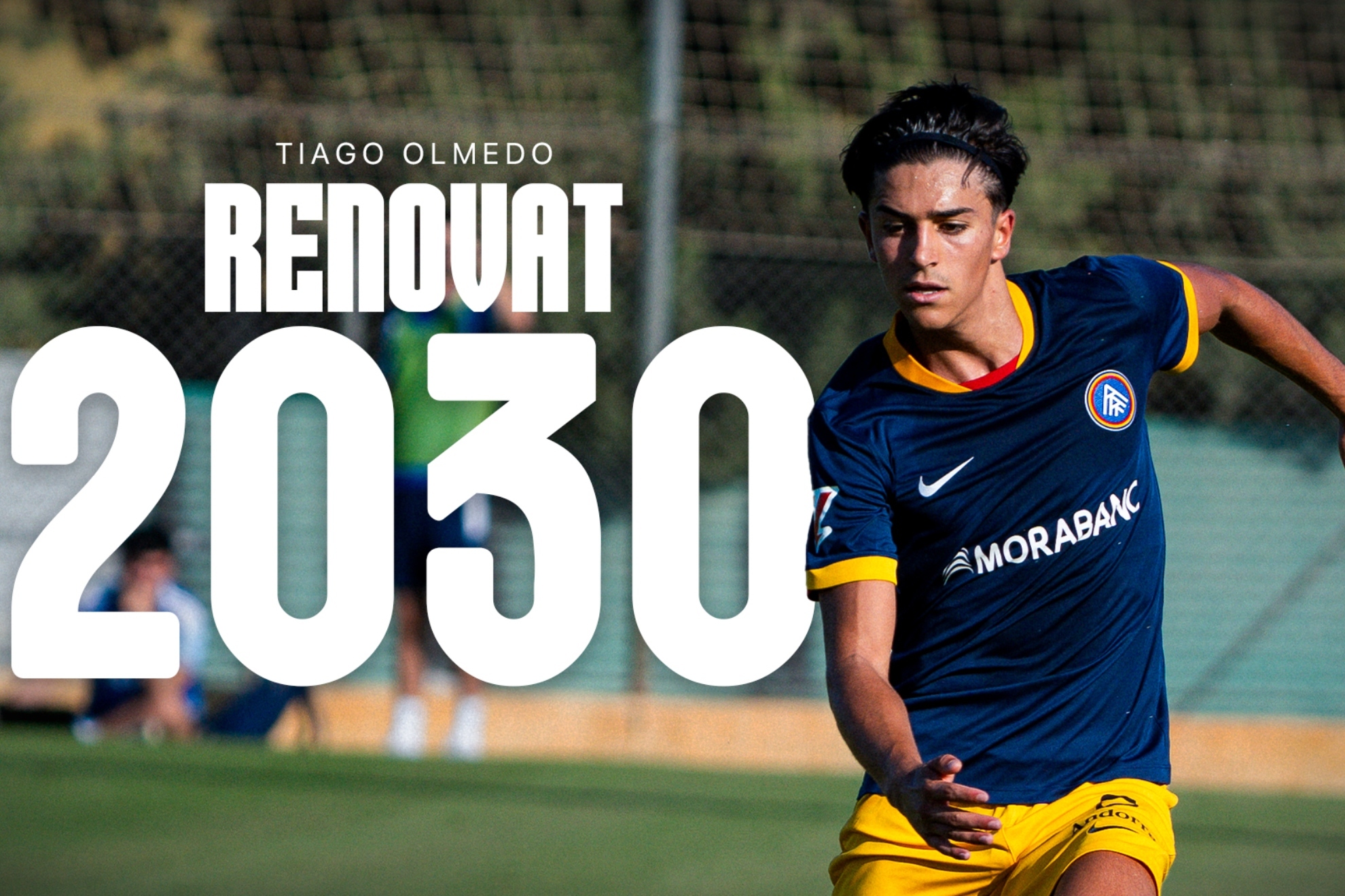Piqué blinda al juvenil Tiago Olmedo hasta junio de 2030