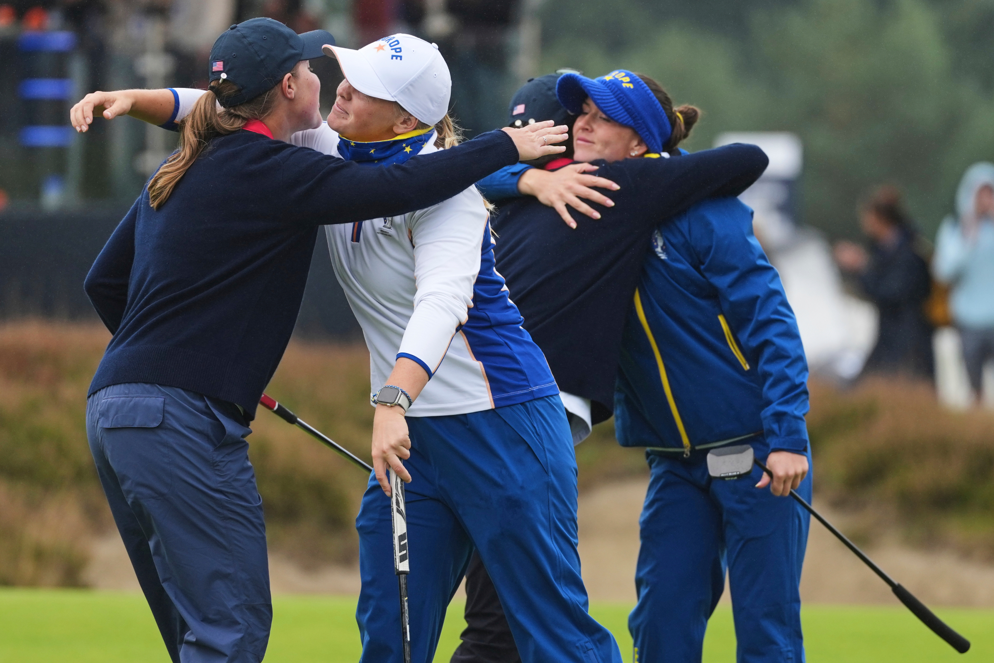 Europa reacciona a tiempo y firma las tablas en el arranque de la Solheim