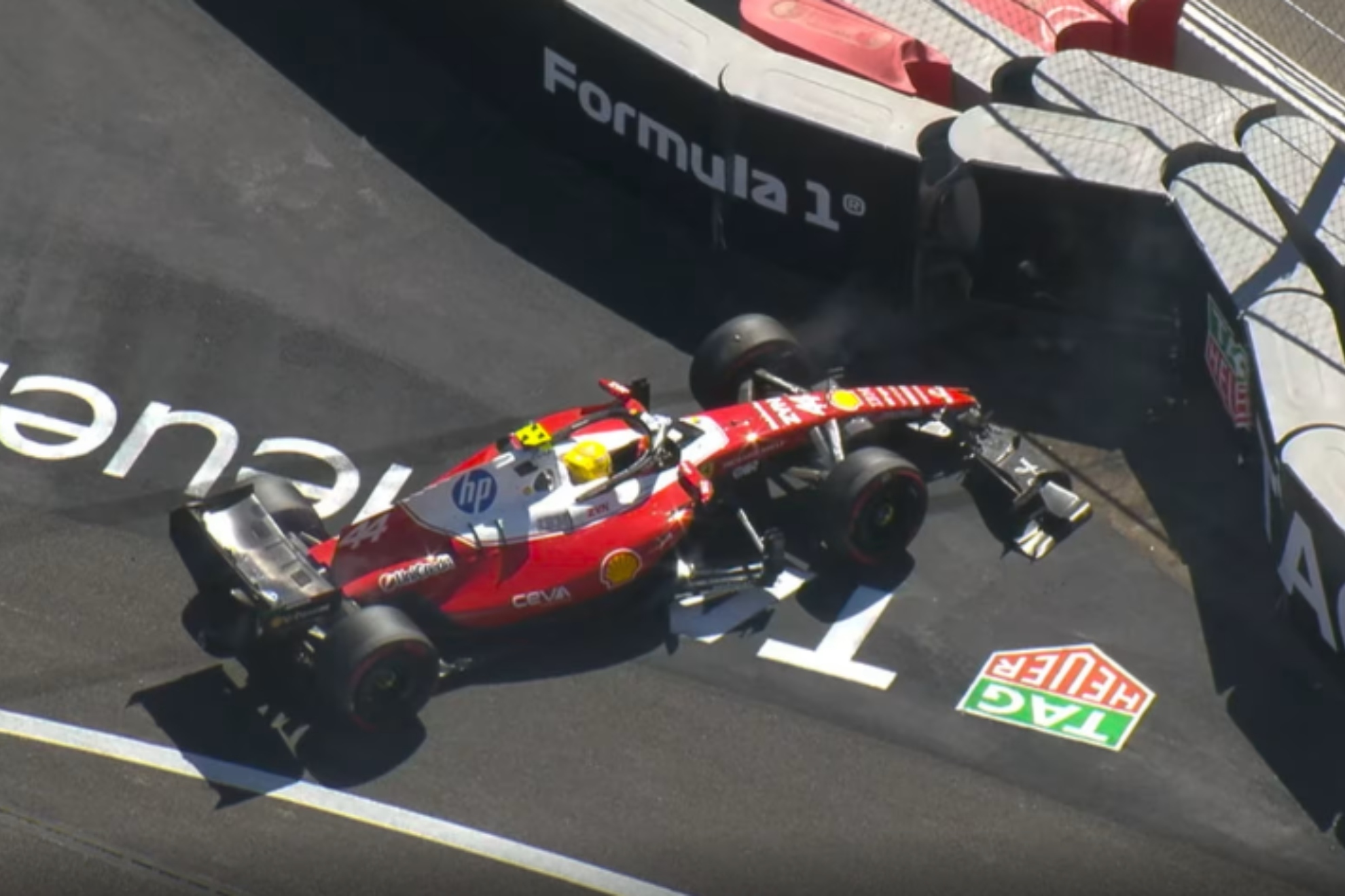 ¡¡Accidente de Hamilton en Madring!!