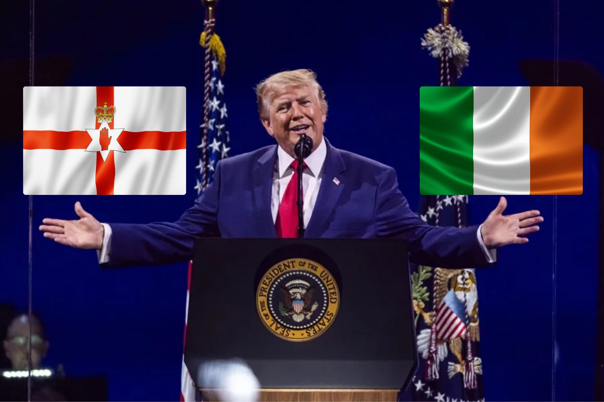 Donald Trump pide la reunificación de Irlanda: “Ocurrirá tarde o temprano”