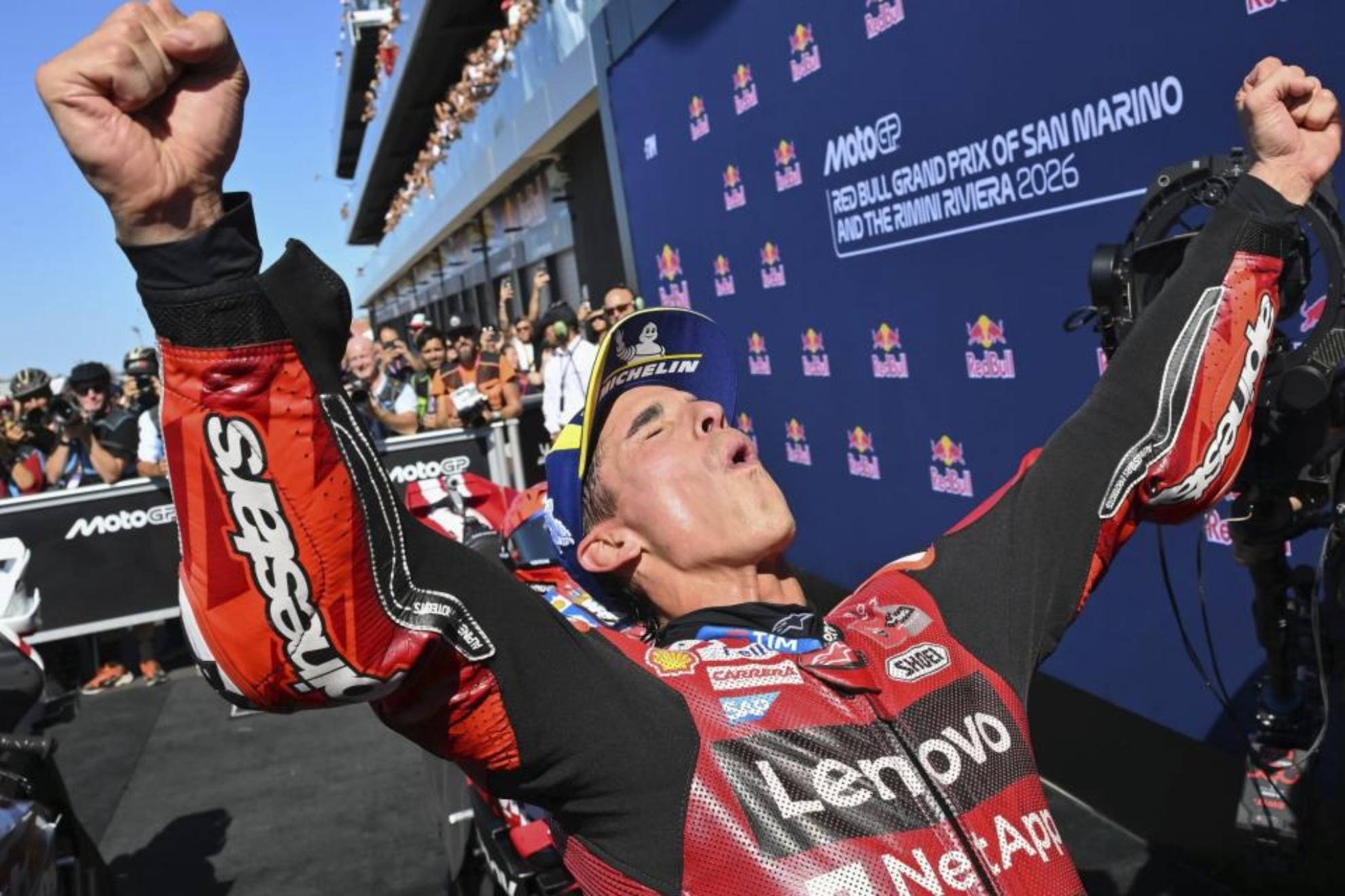 'Mamma mia' Marc Márquez: apoteosis para hacer que Misano ya ni le pite