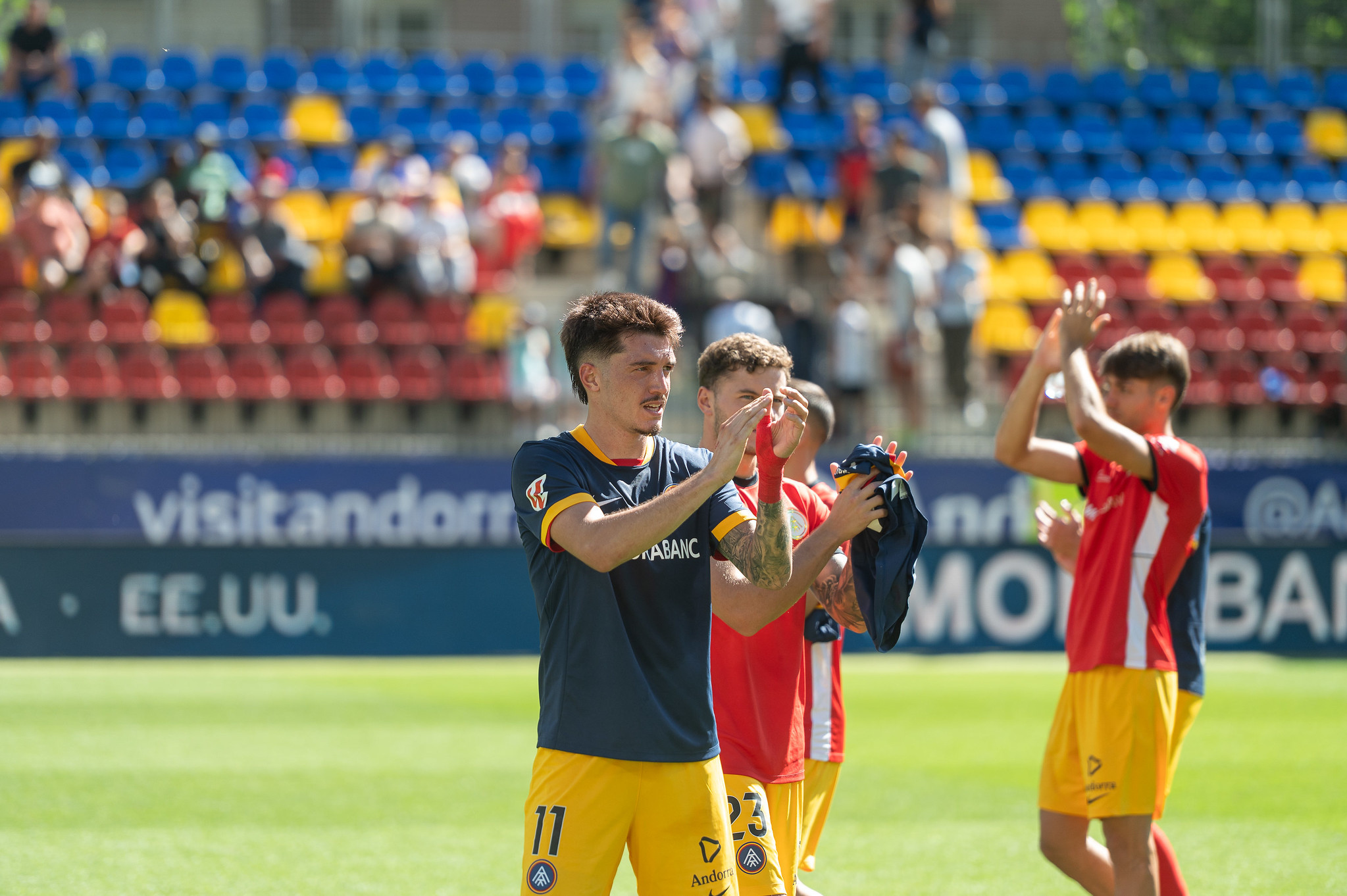 Lautaro de León se acerca al podio de goleadores del Andorra en el fútbol profesional