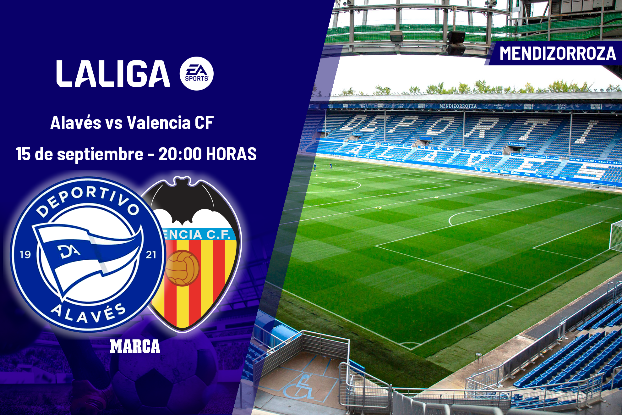 Alavés - Valencia: horario y dónde ver hoy en TV el partido de la jornada 6 de LaLiga EA Sports