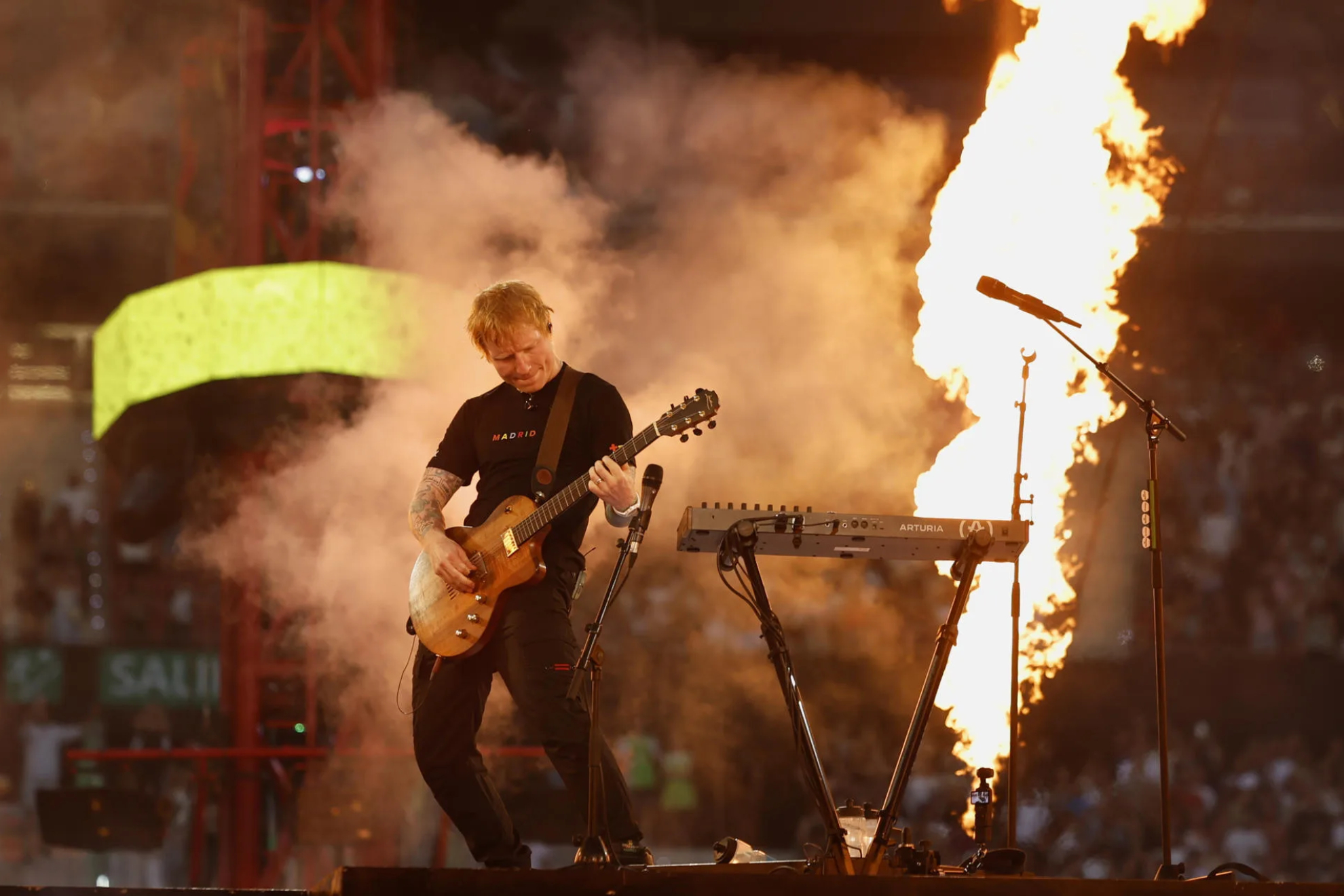 Cuatro invitados abandonan la gira de Ed Sheeran tras la salida de Macklemore por sus mensajes sobre Palestina