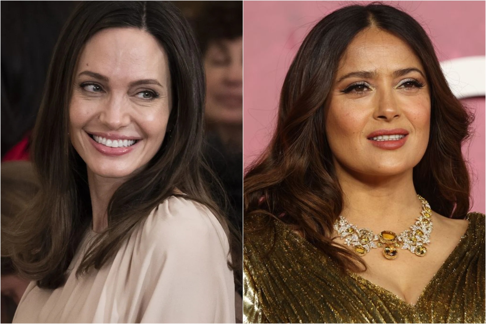 Angelina Jolie se abre en canal sobre su amistad con Salma Hayek: “Me conociste en un momento oscuro de mi vida”
