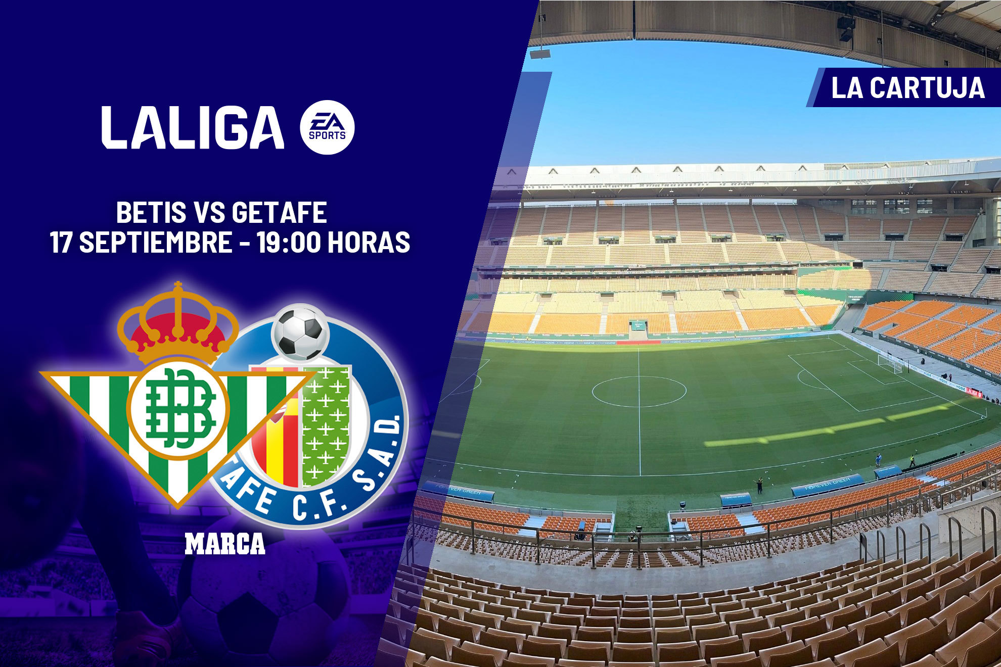 A qué hora es el Betis - Getafe: horario y dónde ver hoy en TV y online el partido de LaLiga EA Sports