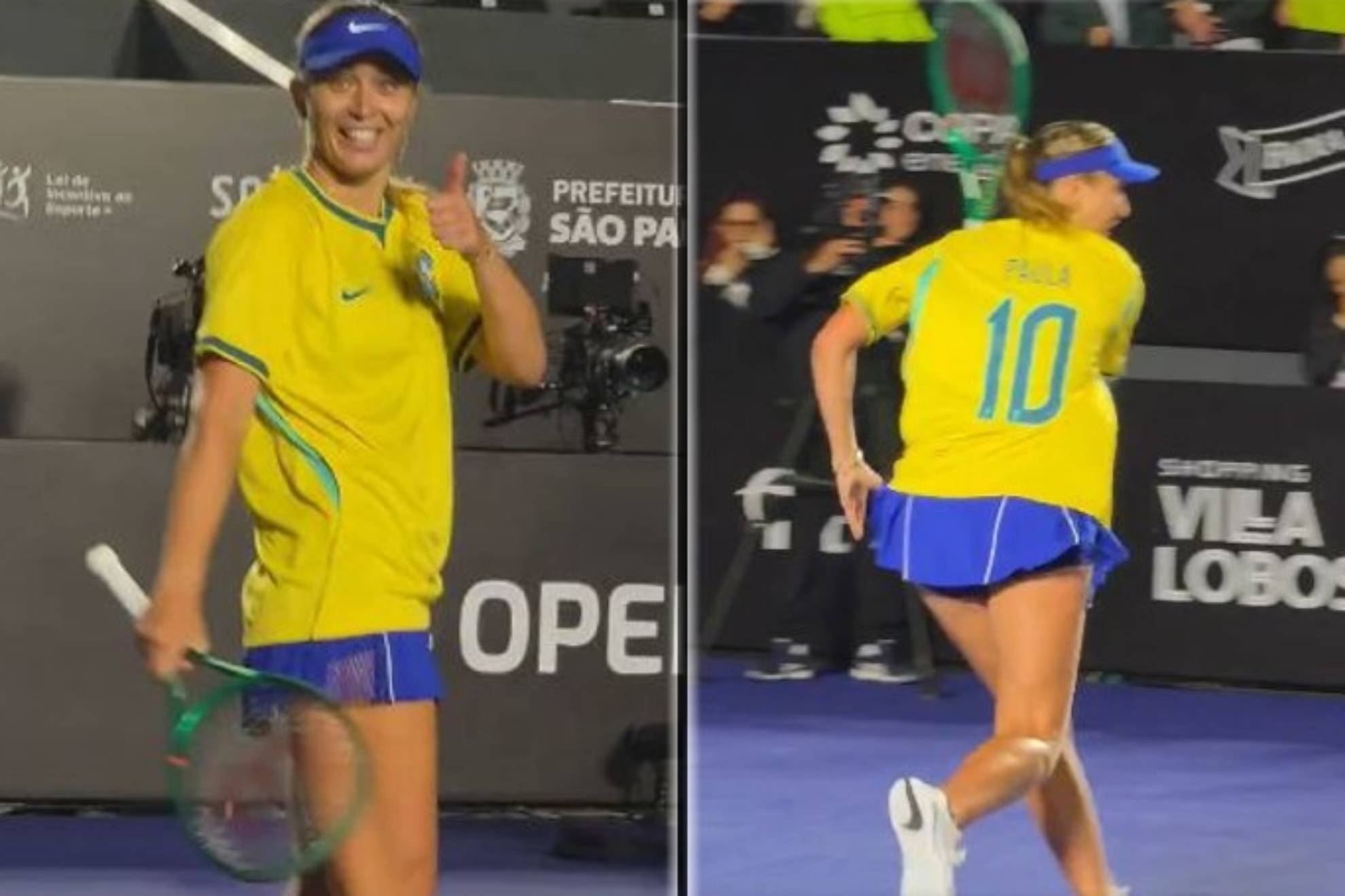 Paula Badosa gana a Mikulskyte en el SP Open y enamora a Brasil con la camiseta de la 'canarinha'