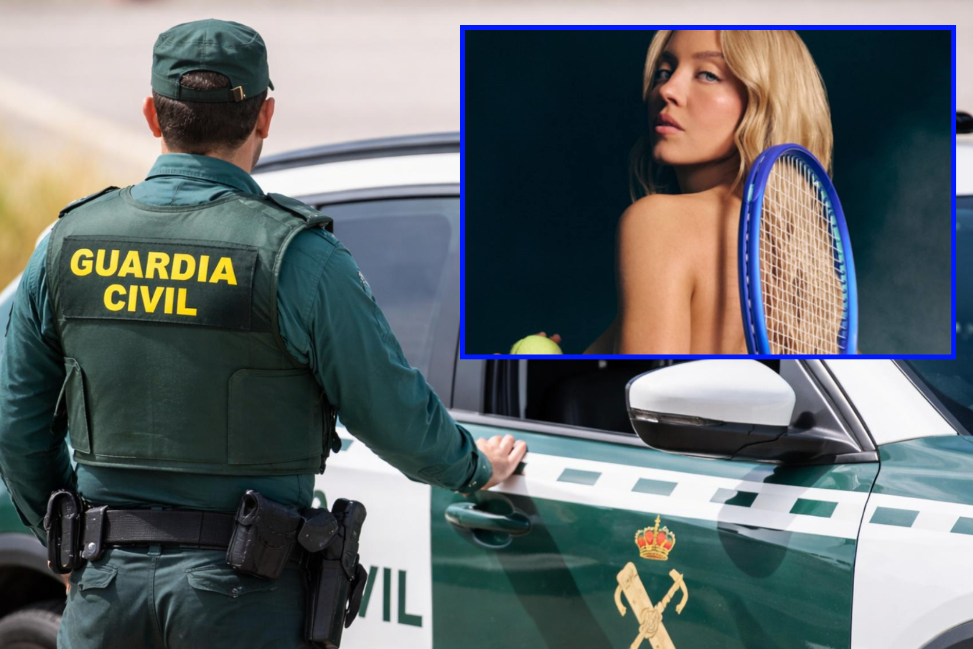 La Guardia Civil contesta a Sydney Sweeney tras la polémica de su anuncio con un contundente vídeo