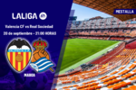 Valencia - Real Sociedad: horario y dónde ver hoy en TV y canal del partido de LaLiga EA Sports