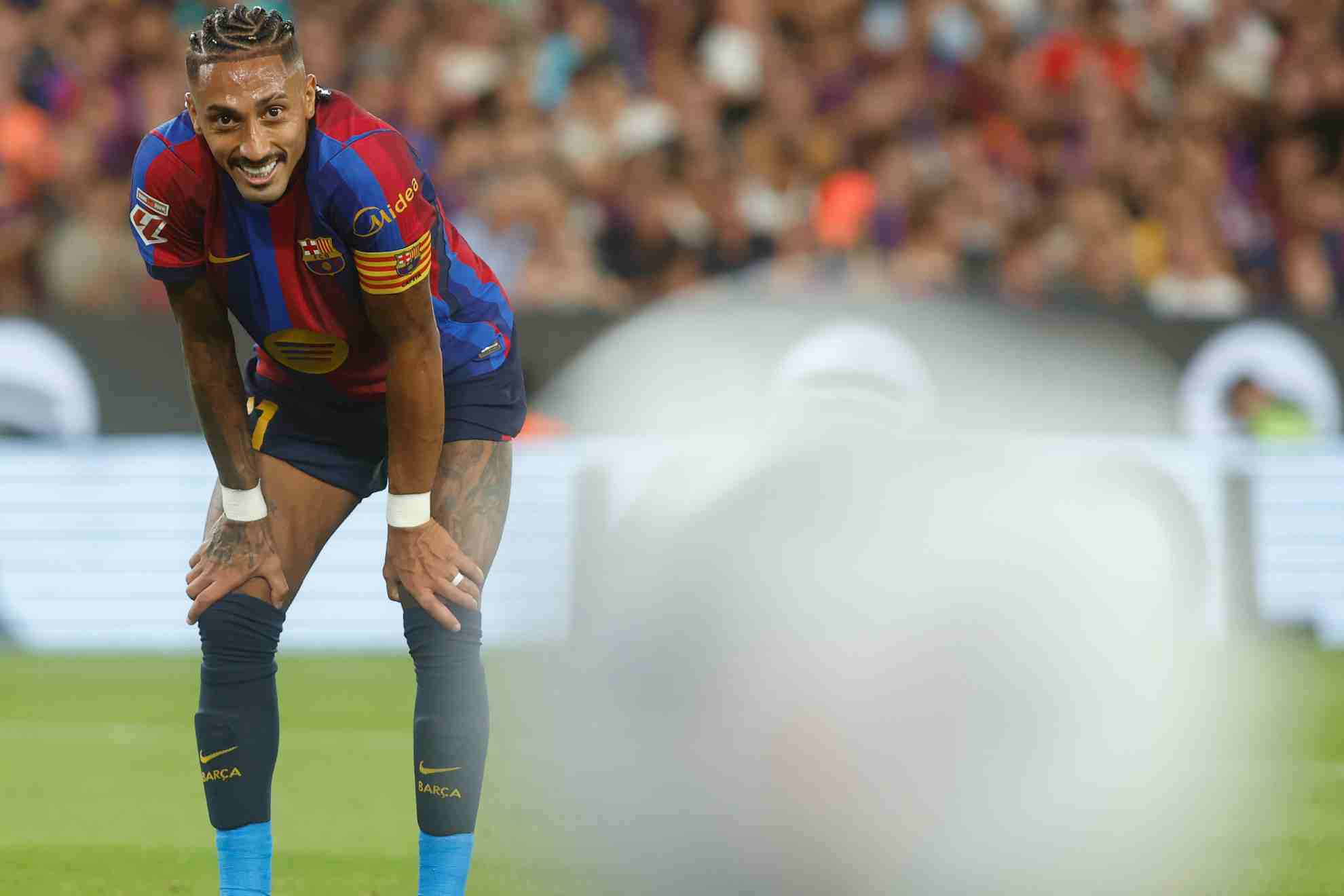 Raphinha vuelve a Barcelona: tiene un pequeño edema muscular