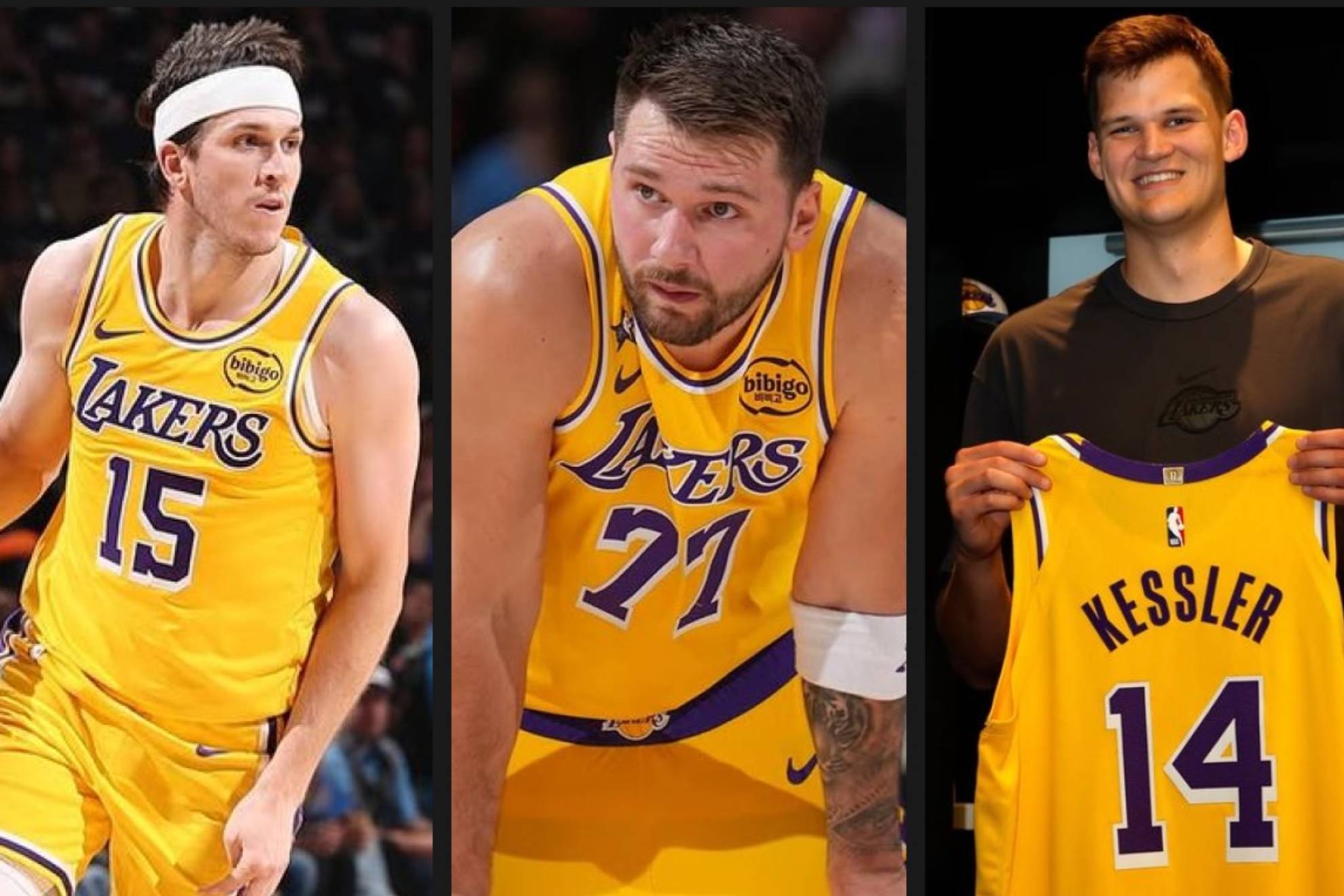 El nuevo Big 3 de los Lakers: Doncic, el Kobe Paleto y el coloso "capaz de atravesar un muro de ladrillos"