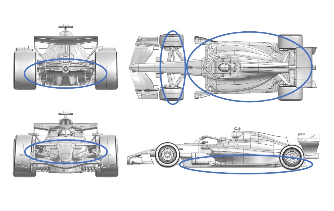 Williams presenta una nueva carrocería y suelo; Aston tiene su casillero en blanco