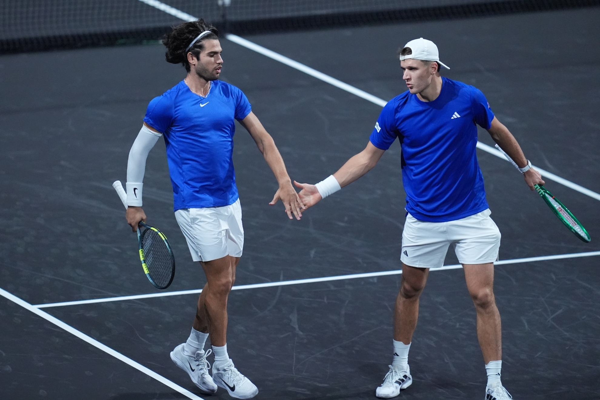 Alcaraz se convierte en doblista para certificar el 3-1 de Europa en la primera jornada de la Laver Cup