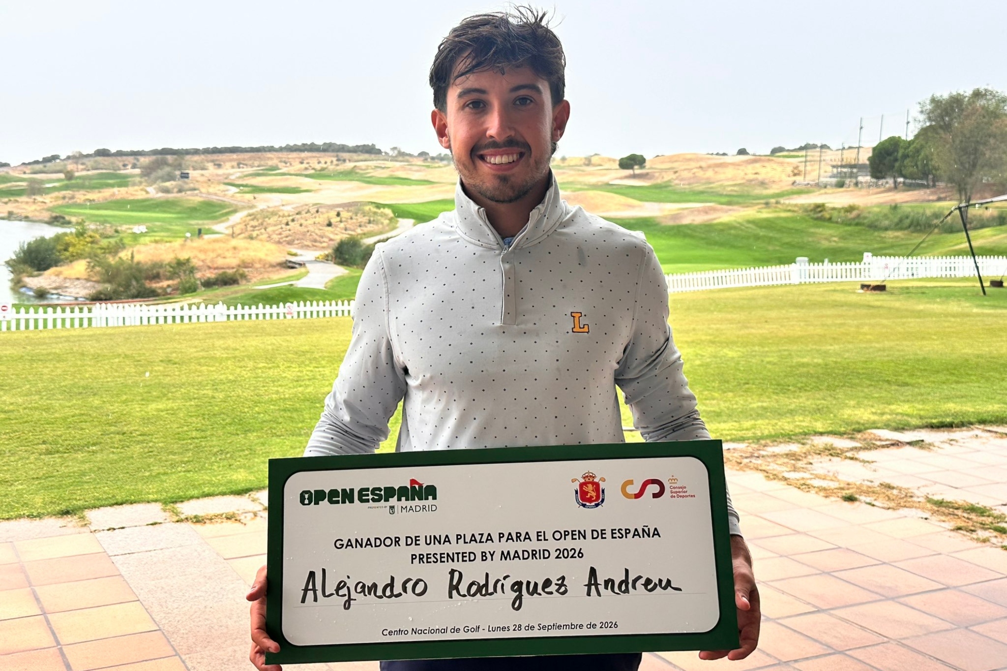 Alejandro Rodríguez gana el último billete para el Open de España