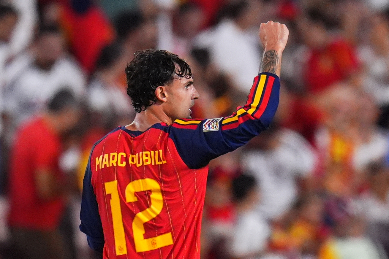 Pubill marca su primer gol con España
