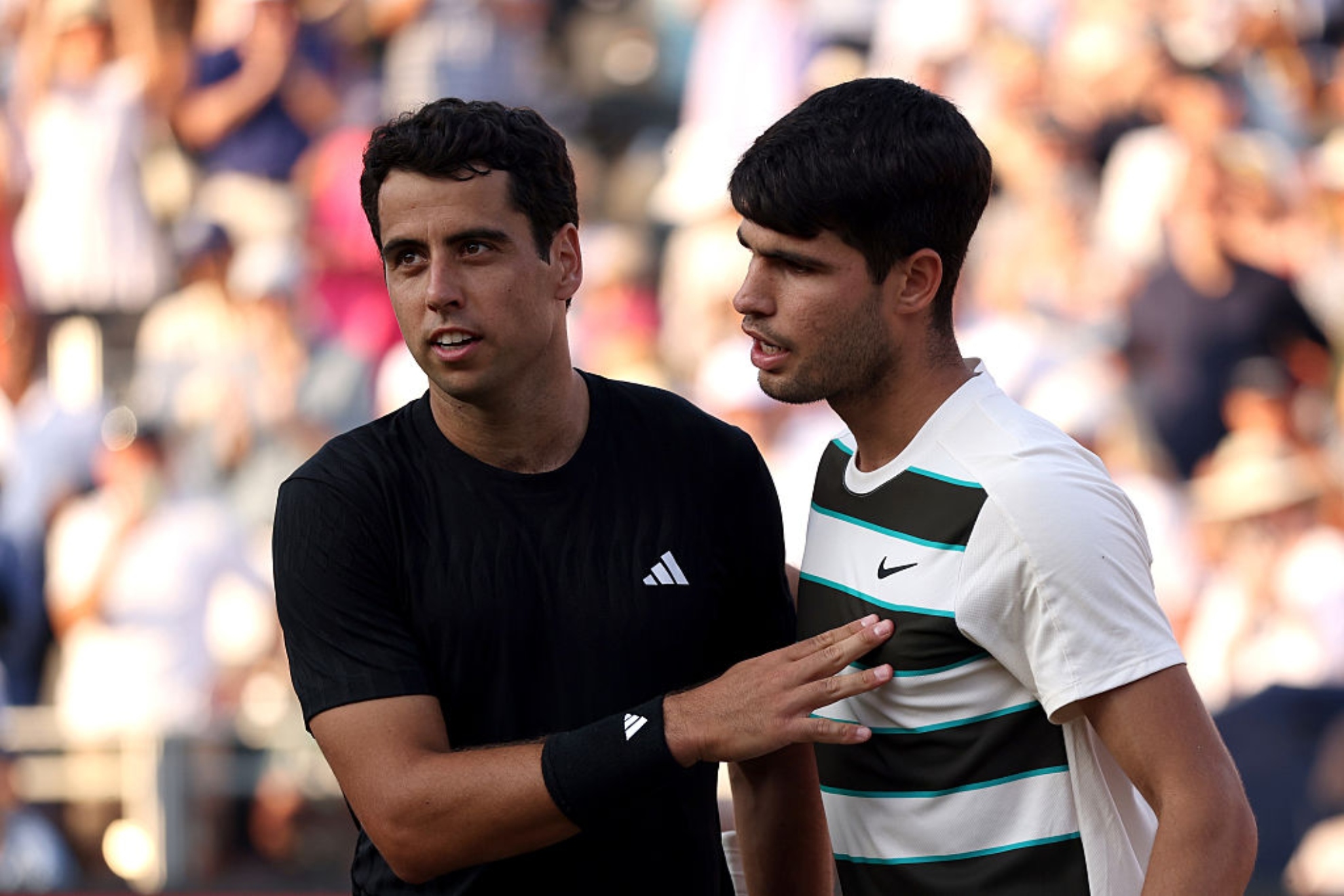 Munar es uno de los dos tenistas españoles que ha ganado a Alcaraz en partido oficial del circuito ATP
