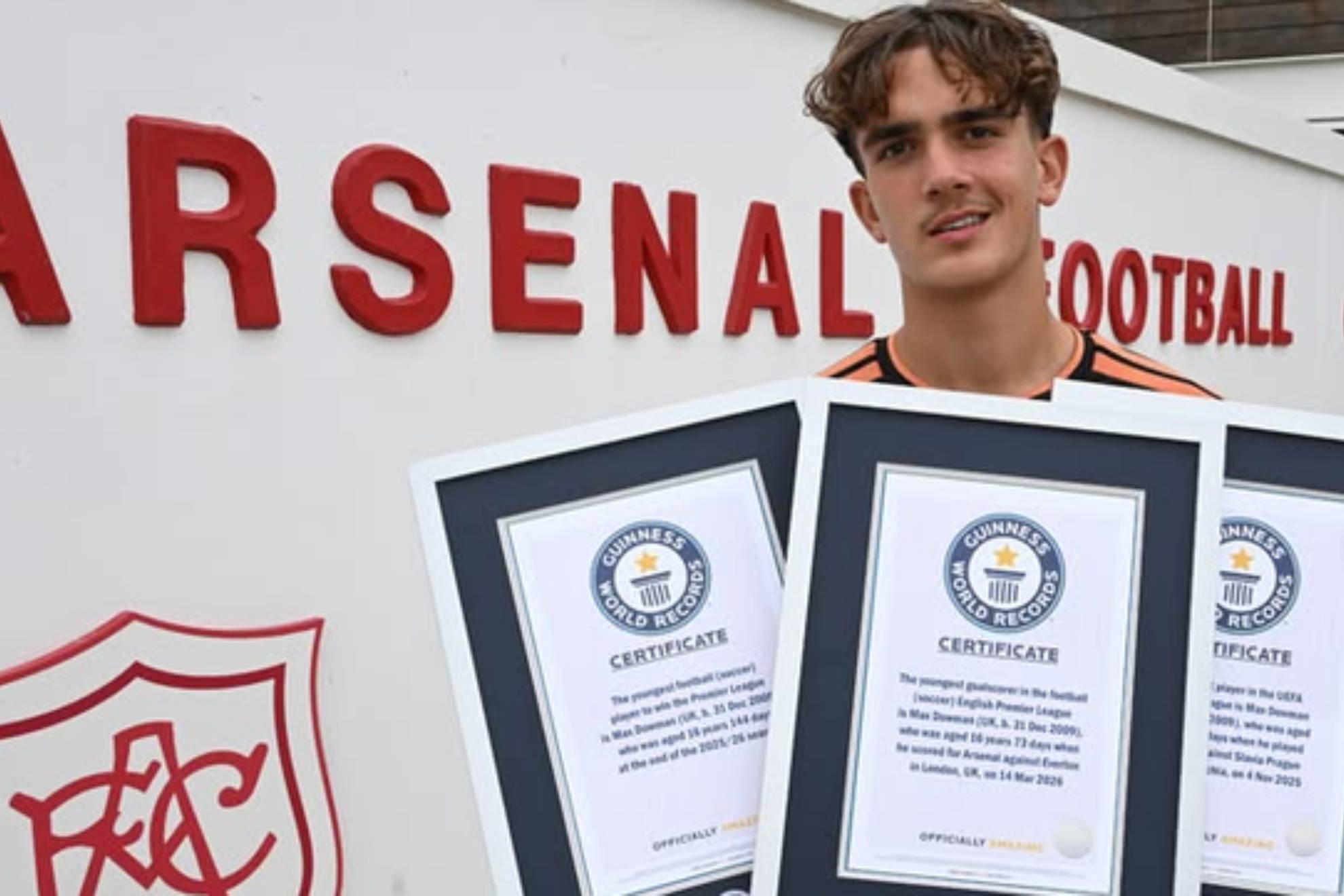 Max Dowman, el niño prodigio de 16 años de Arteta, ya tiene tres récords en el Libro Guinness