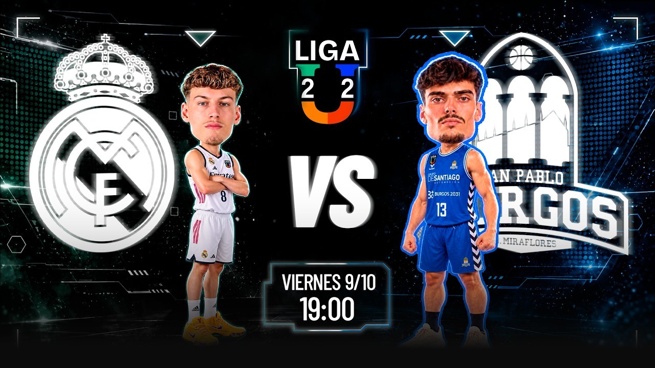 Liga U, en directo I Real Madrid - Burgos Grupo de Santiago