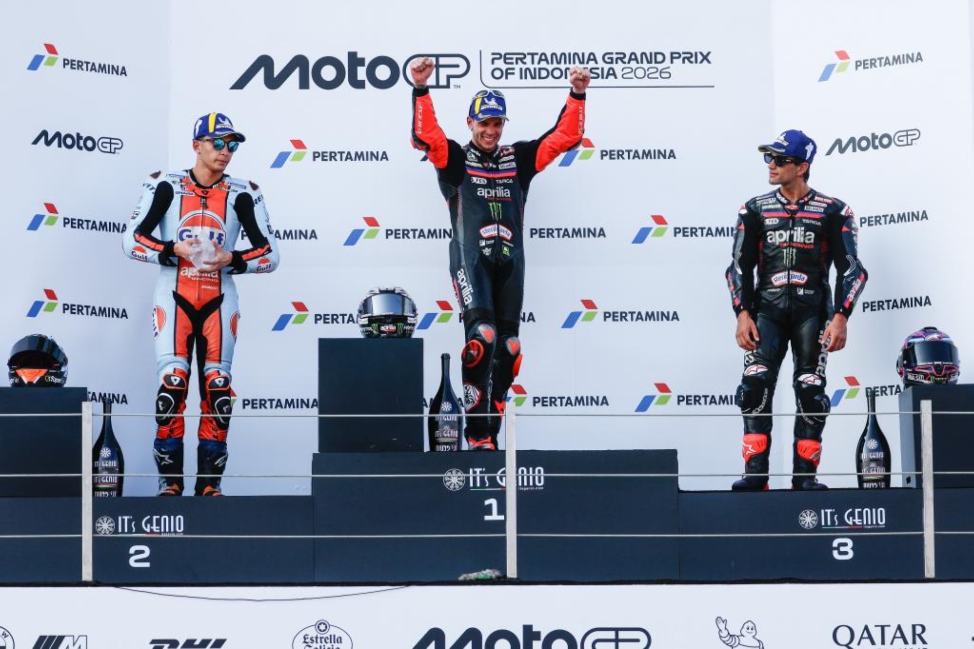 Aprilia, un festival que no acaba con Marc Márquez