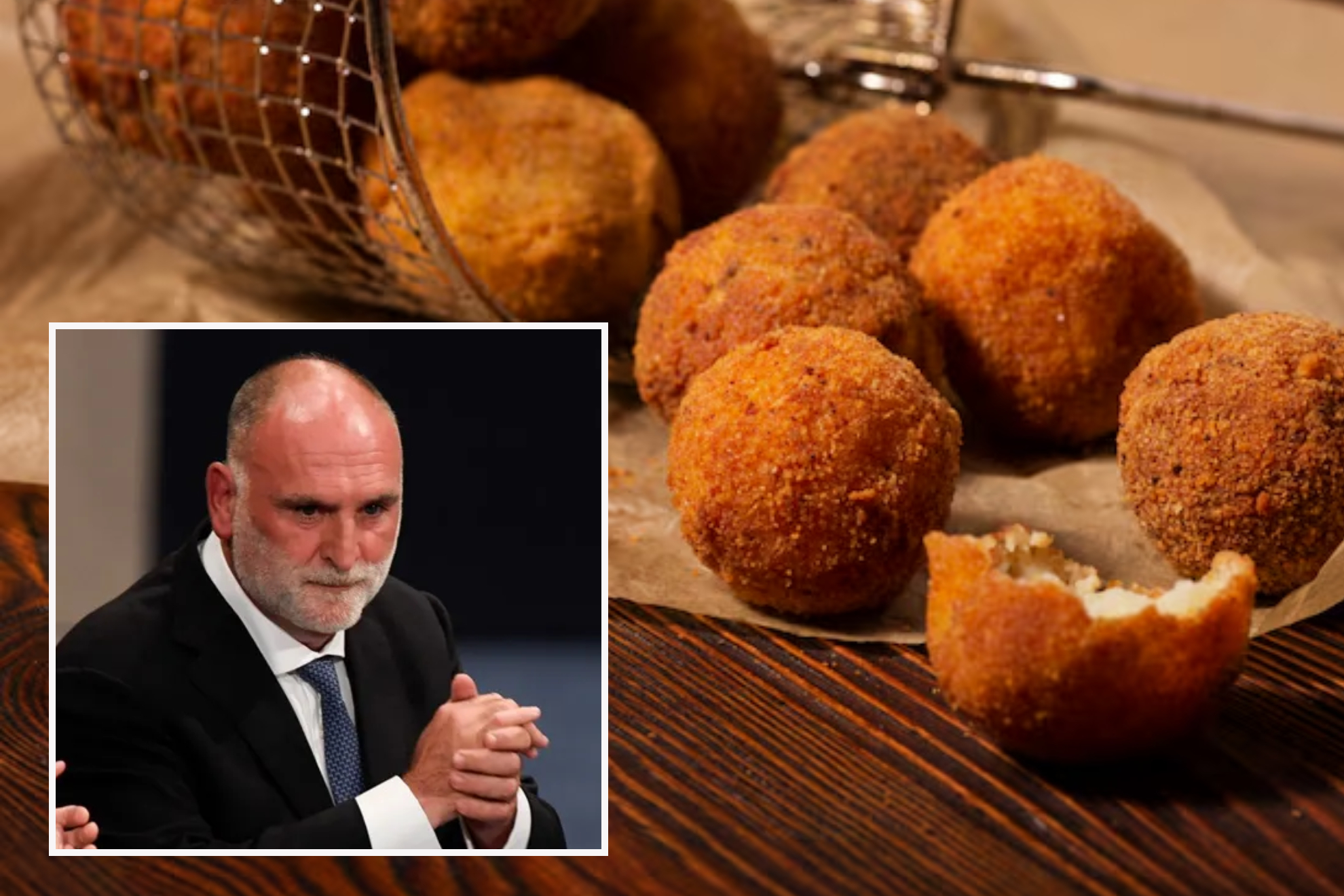 José Andrés, chef español: “En mi casa la croqueta llevaba un poquito de jamón York, medio huevo duro hervido y mucha bechamel”