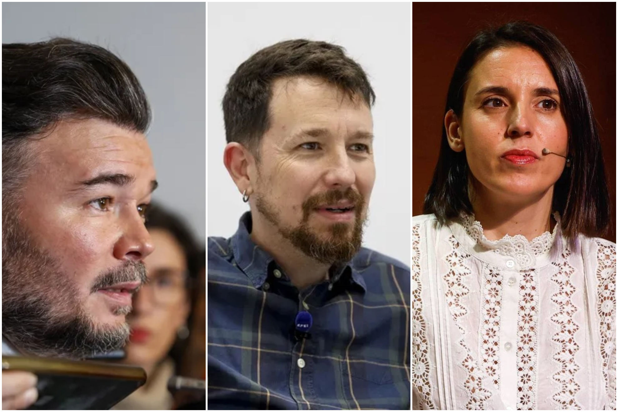 Pablo Iglesias valora el pacto entre ERC y Podemos: "Gabriel Rufián e Irene Montero haciendo campaña juntos pueden redefinir el mapa electoral"