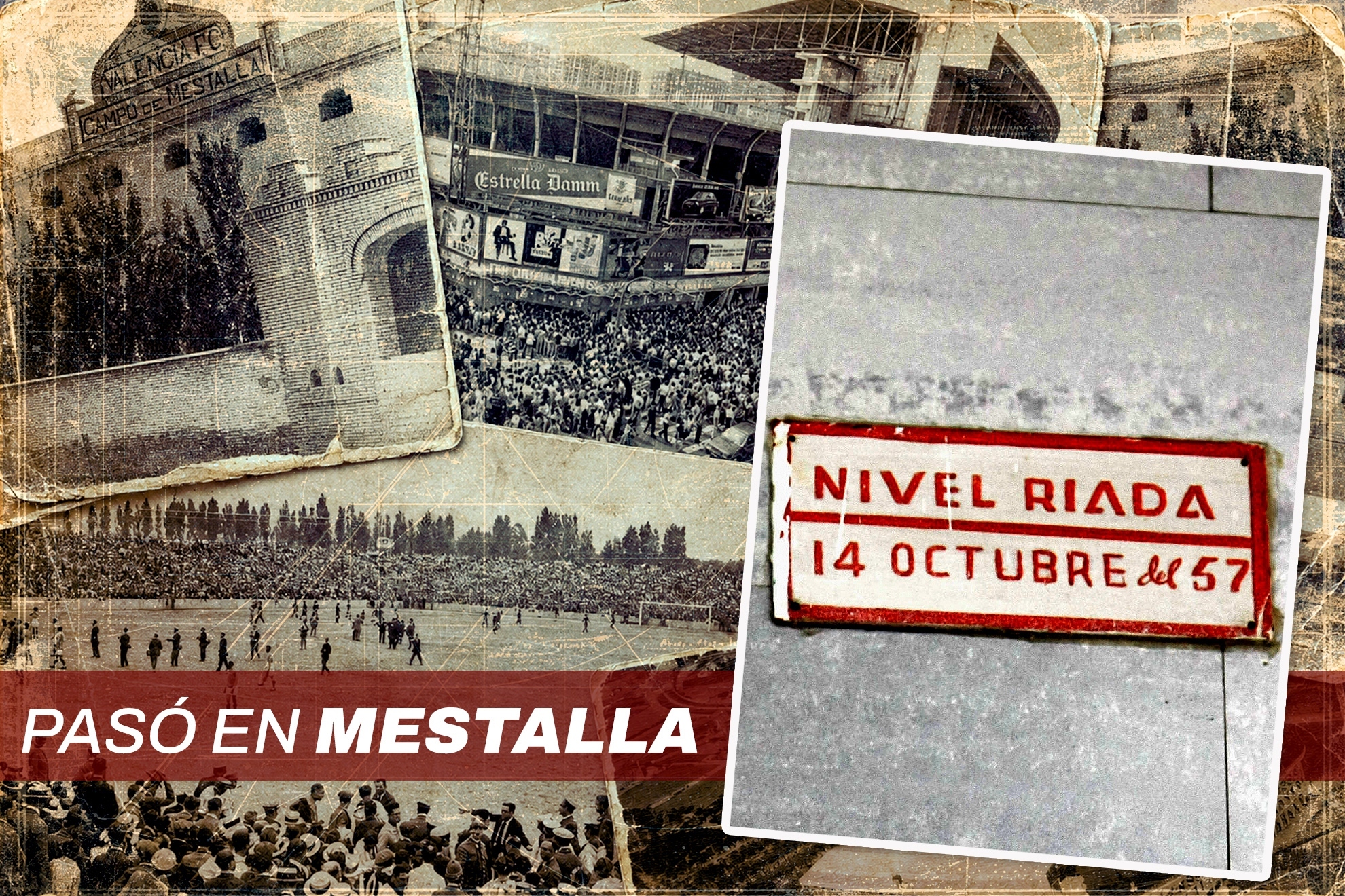 ย้อนรอยโศกนาฏกรรมน้ำท่วมเมืองบาเลนเซีย 1957: สนามเมสตายาแปรสภาพเป็นที่พักพิงช่วยชีวิต