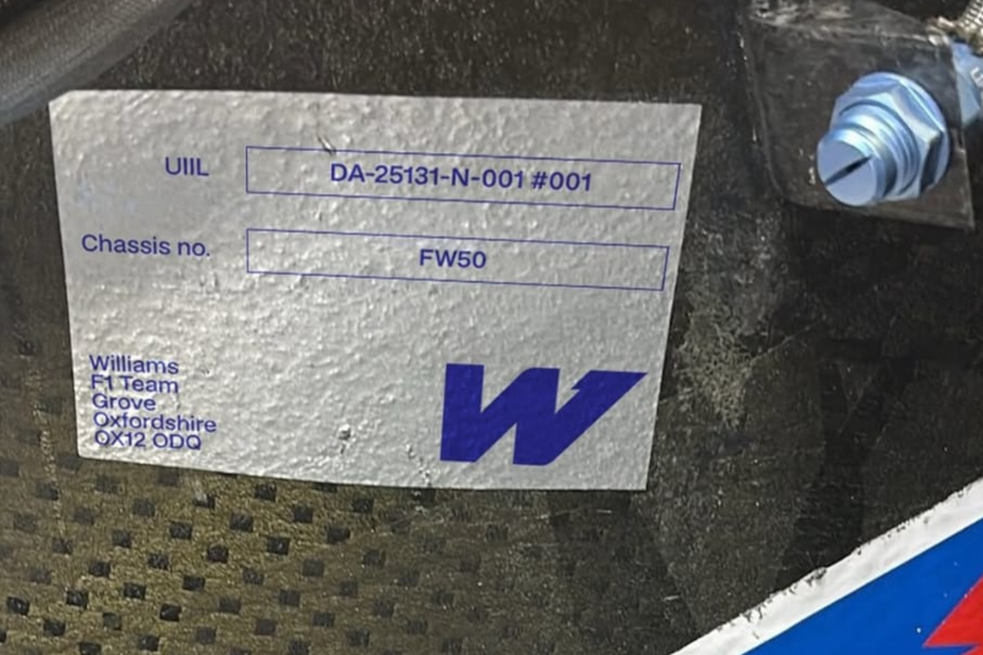 El nuevo coche de Carlos Sainz ya tiene nombre