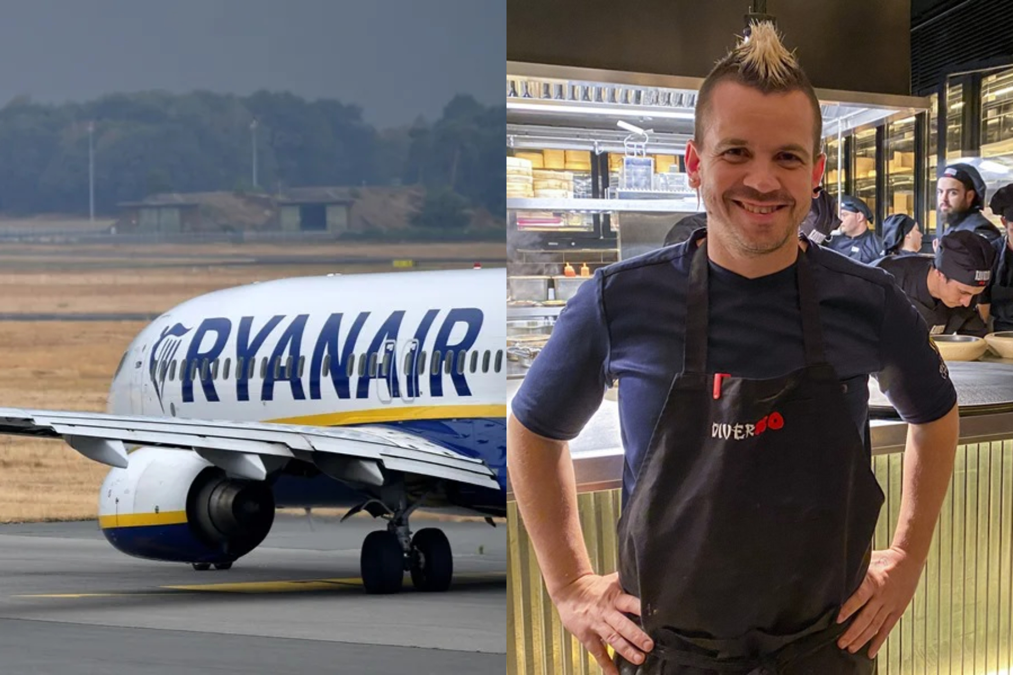 Ryanair lanza un dardo a sus pasajeros por el panettone de Dabiz Muñoz: “Pagáis por esto, pero no 8 euros por un asiento”