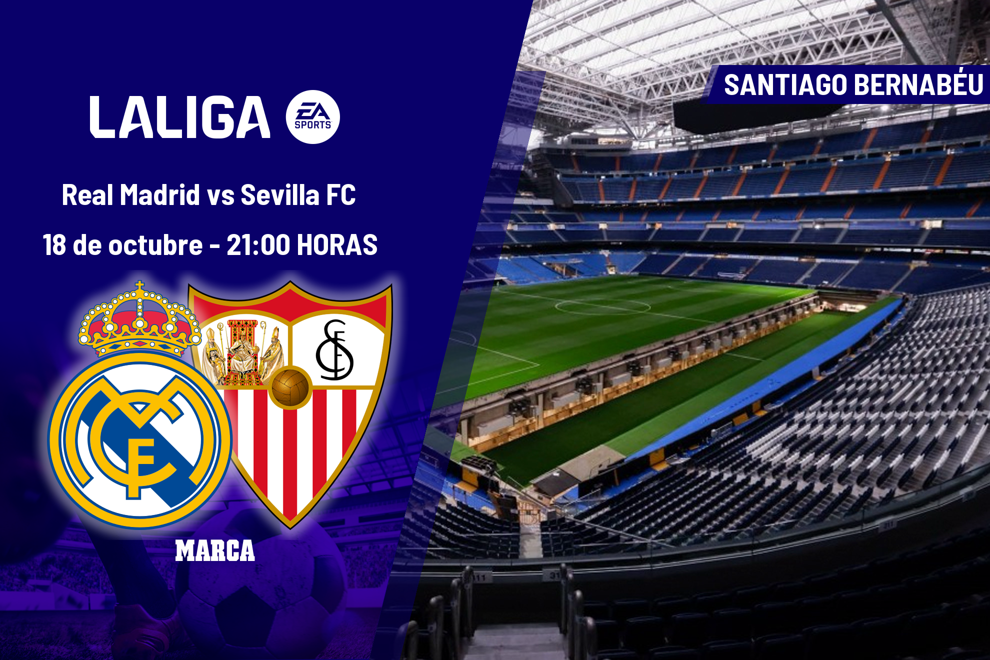 ريال مدريد - إشبيلية: الجدول، أين يمكن مشاهدة مباراة الدوري الإلهي EA Sports على التلفاز والقناة