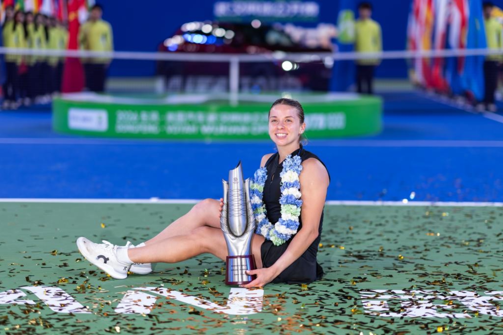 Chwalinska, la 'Jódar de la WTA', gana en Wuhan su primer título