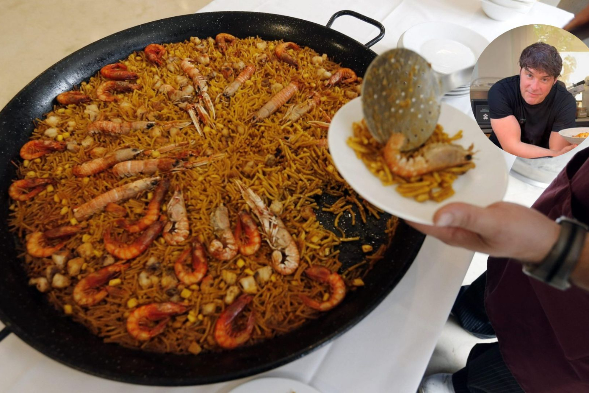 ​​Jordi Cruz, Chef, da el truco para la fideuá perfecta rica en sabor: “no es magia, es técnica”