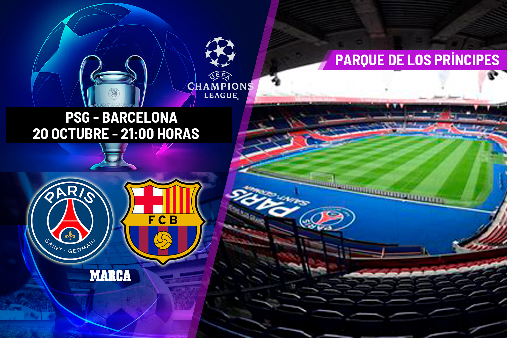 A qué hora es el PSG - Barcelona de Champions: horario y canal de TV del partido de la jornada 3