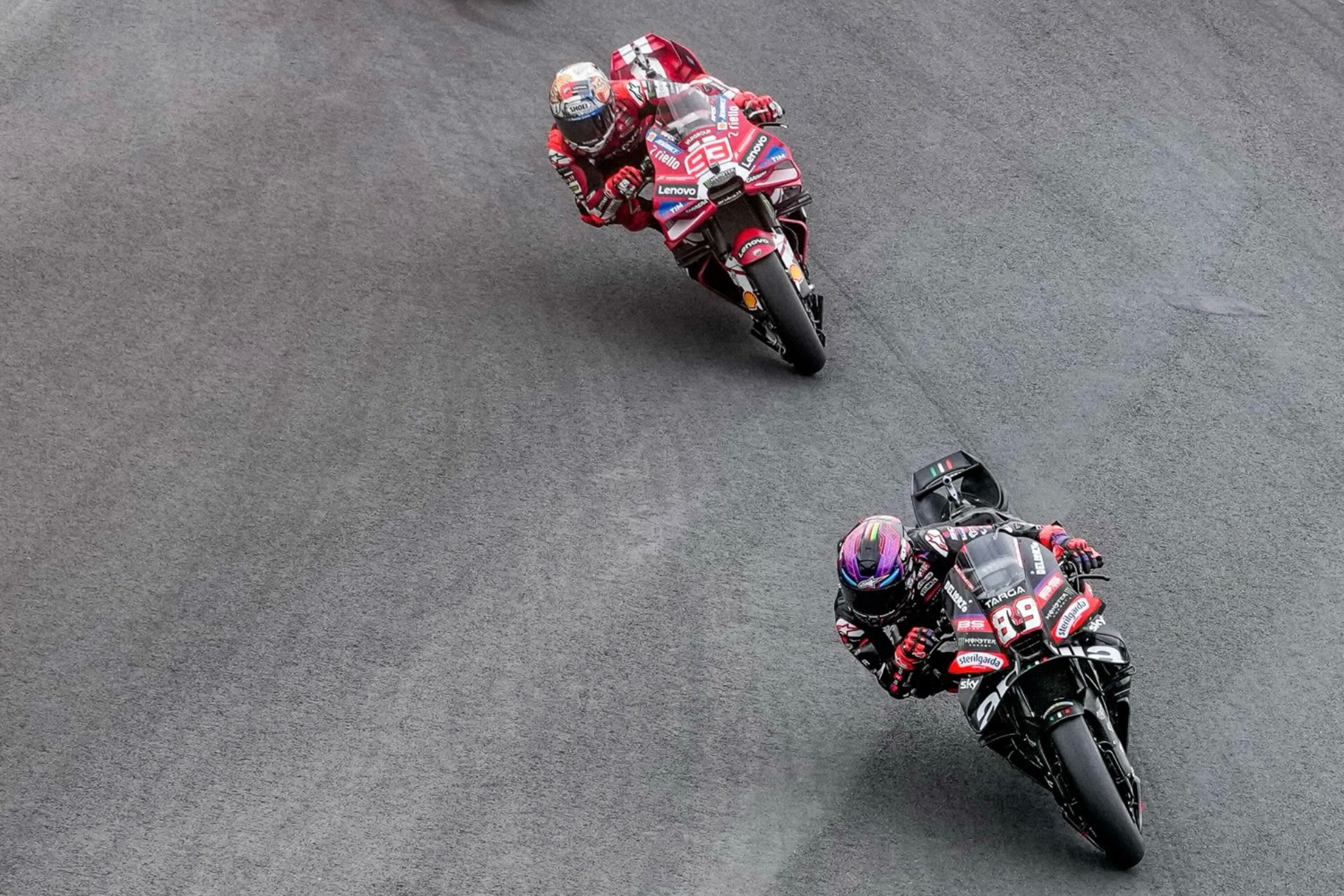 Marc Márquez, sobre Jorge Martín: "Cuando pude ver sus datos..."