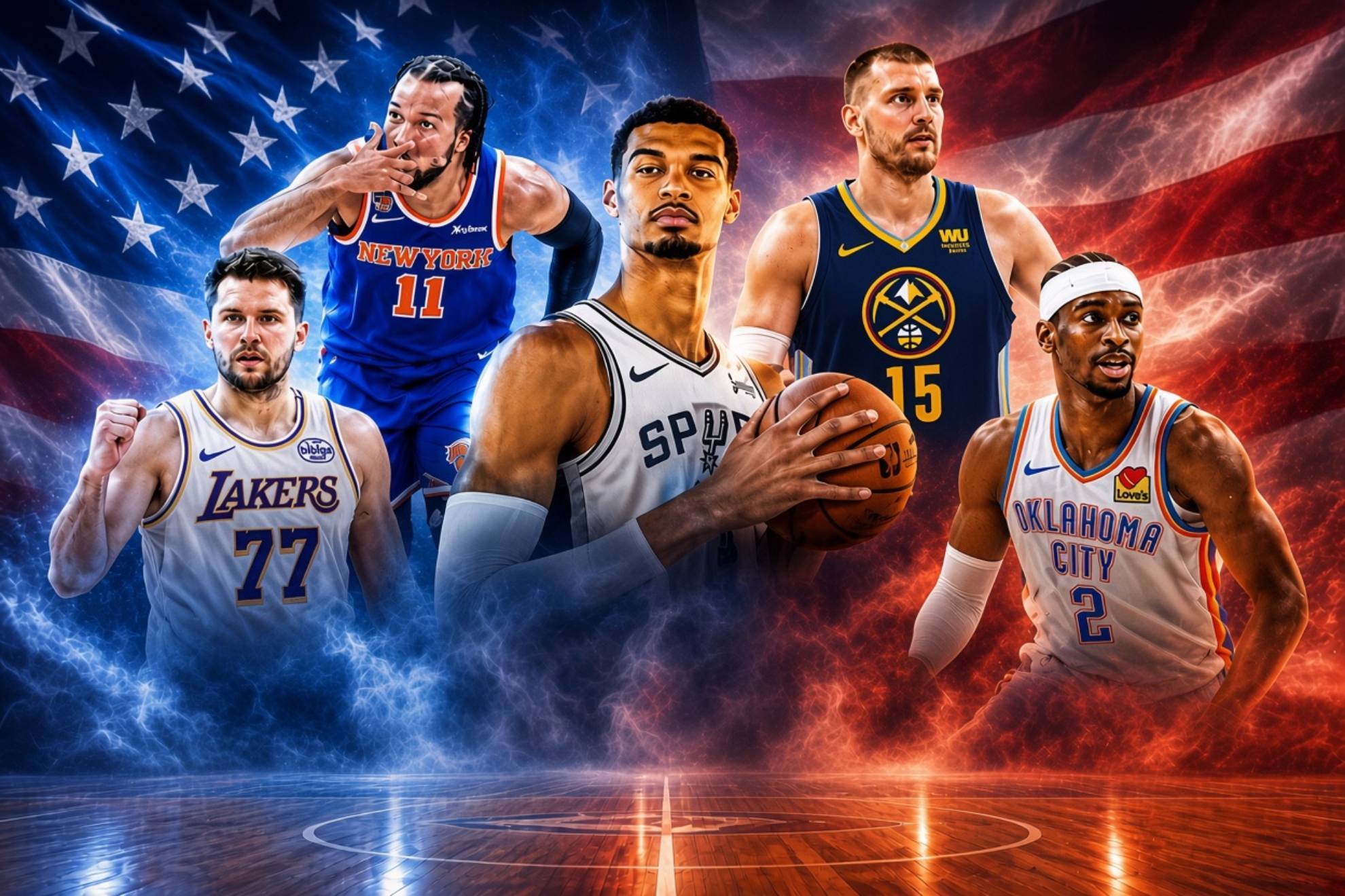 Las estrellas que mecen la NBA